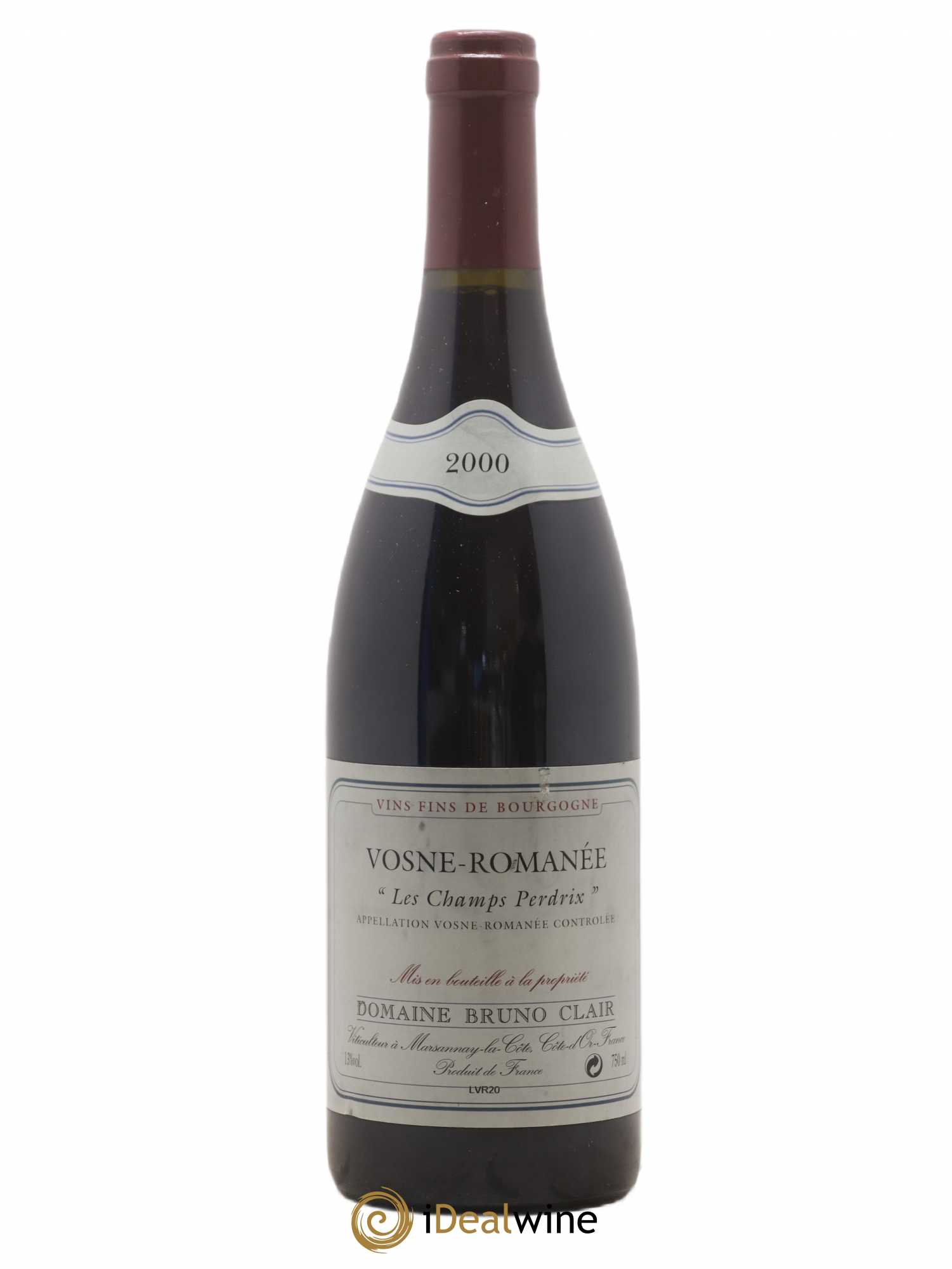 Vosne-Romanée Les Champs Perdrix Bruno Clair (Domaine) 2000 - Lot de 1 bouteille - 0