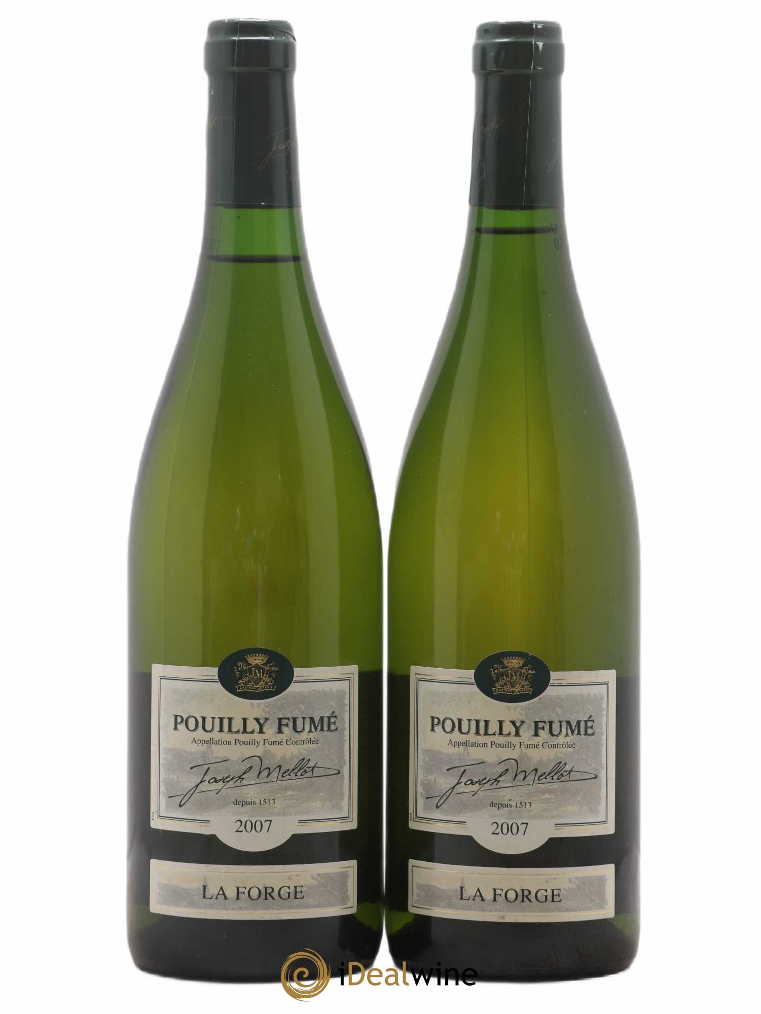Pouilly-Fumé La Forge Joseph Melot 2007 - Posten von 2 Flaschen - 0