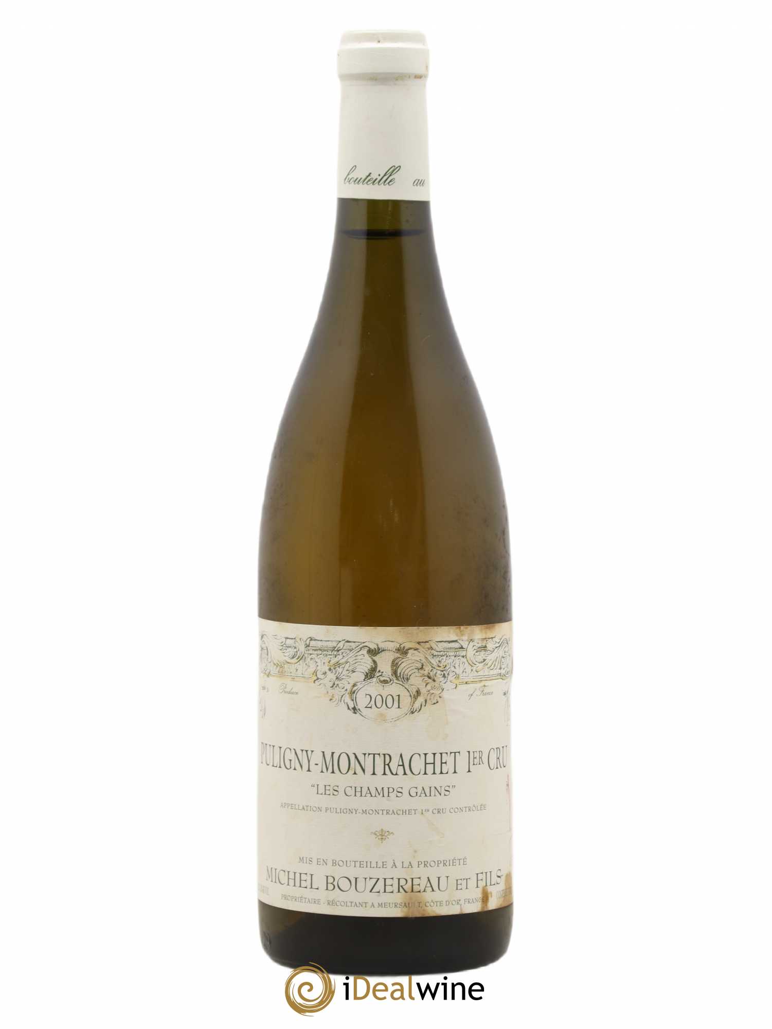 Puligny-Montrachet 1er Cru Les Champs Gains Michel Bouzereau et Fils (Domaine) 2001 - Lot de 1 bouteille - 0
