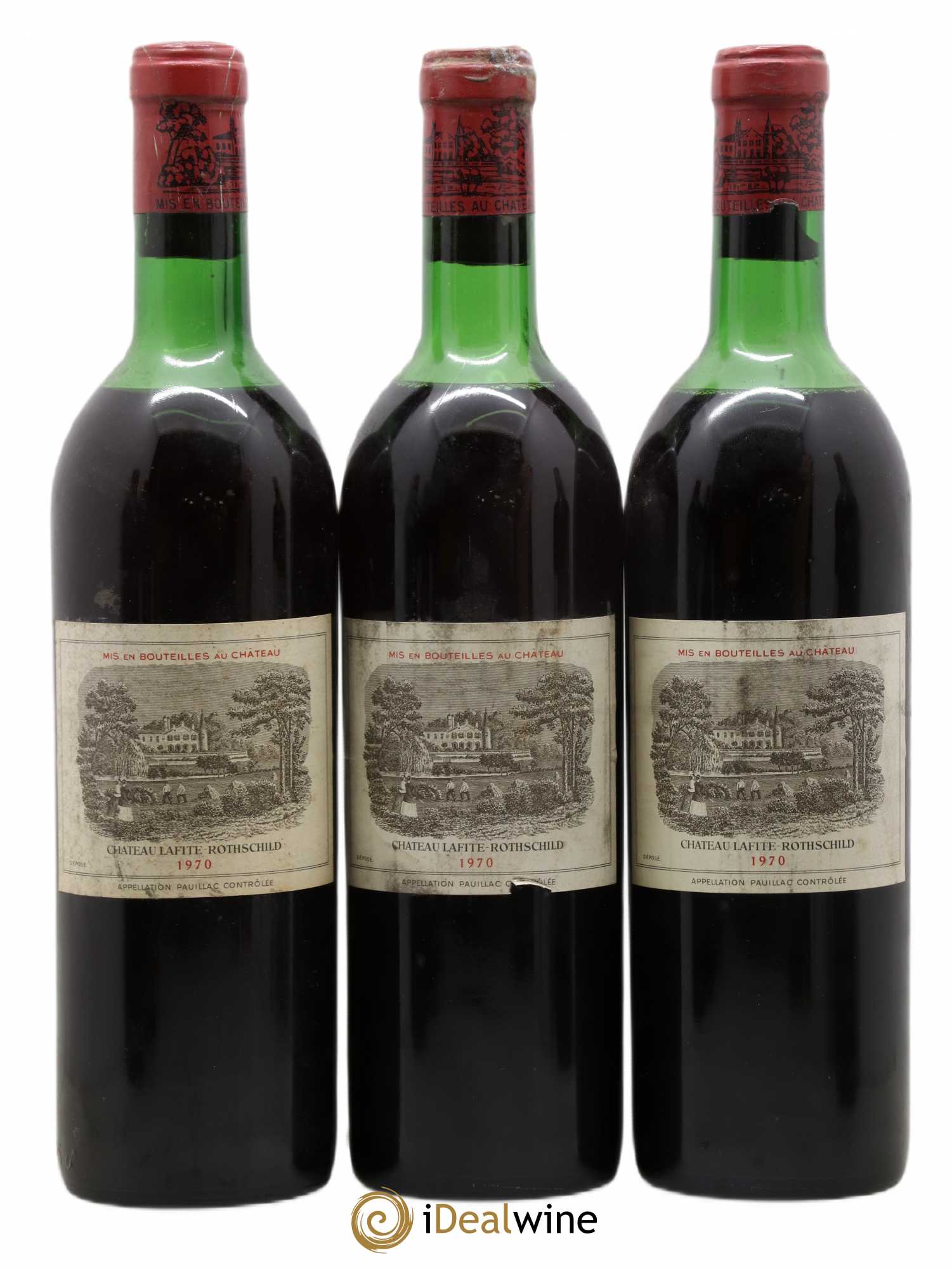 Château Lafite Rothschild 1er Grand Cru Classé 1970 - Lot de 6 bouteilles - 2