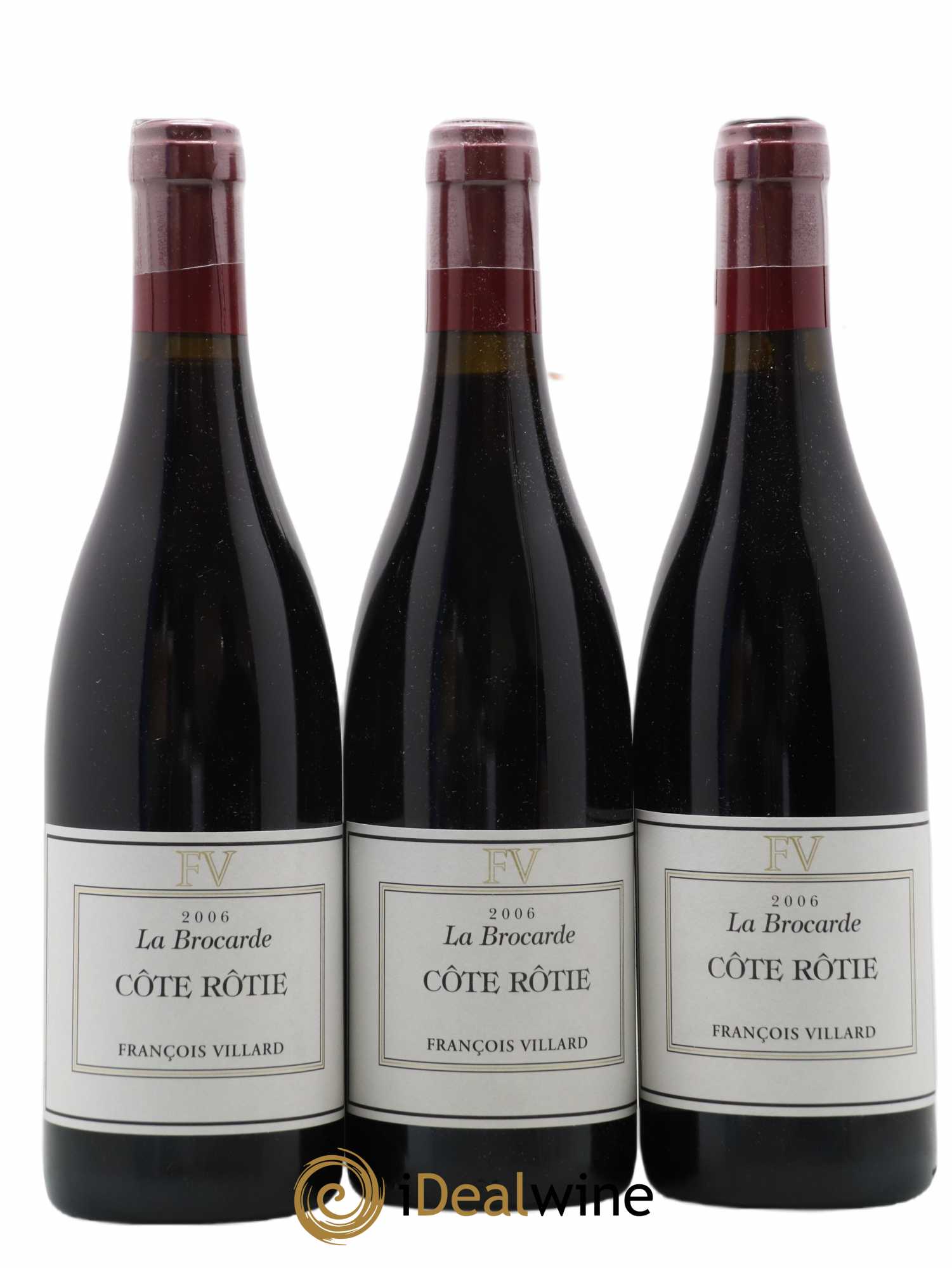 Côte-Rôtie La Brocarde François Villard 2006 - Lot de 3 bouteilles - 0