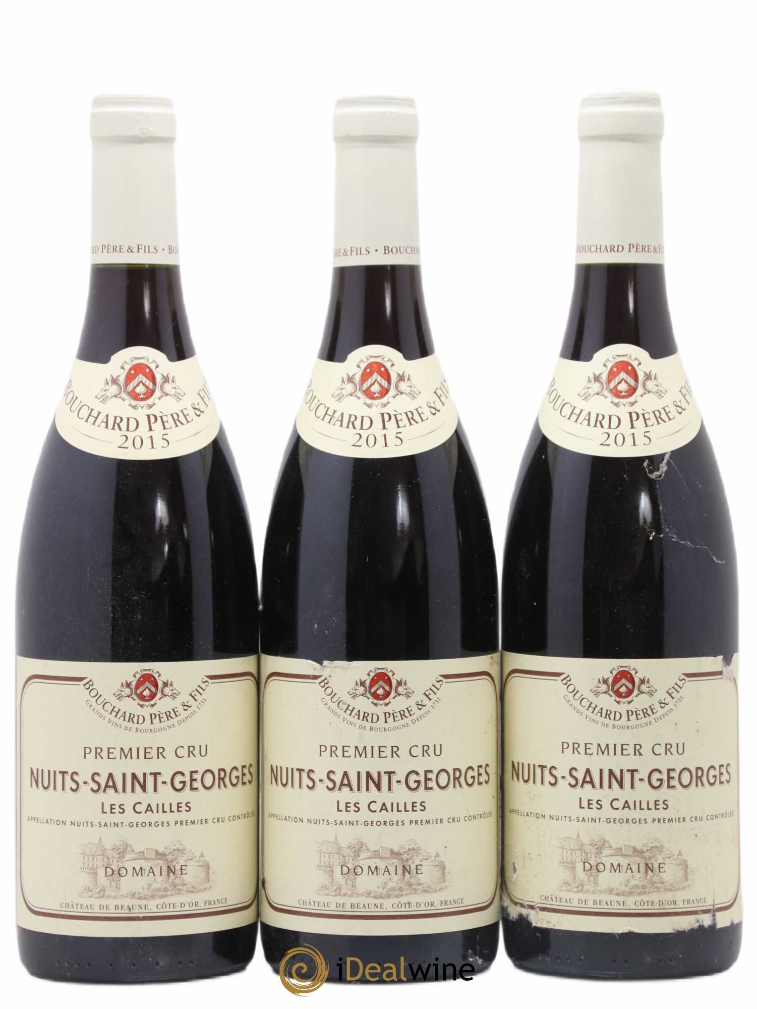 Nuits-Saint-Georges 1er Cru Les Cailles Bouchard Père & Fils 2015 - Lot de 3 bouteilles - 0