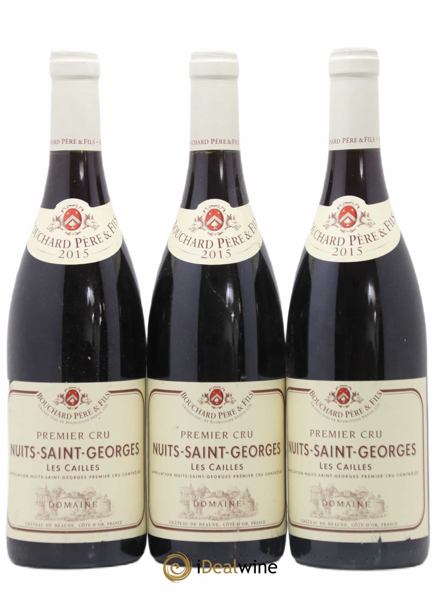 Nuits-Saint-Georges 1er Cru Les Cailles Bouchard Père & Fils 2015 - Lot de 3 bouteilles - 0