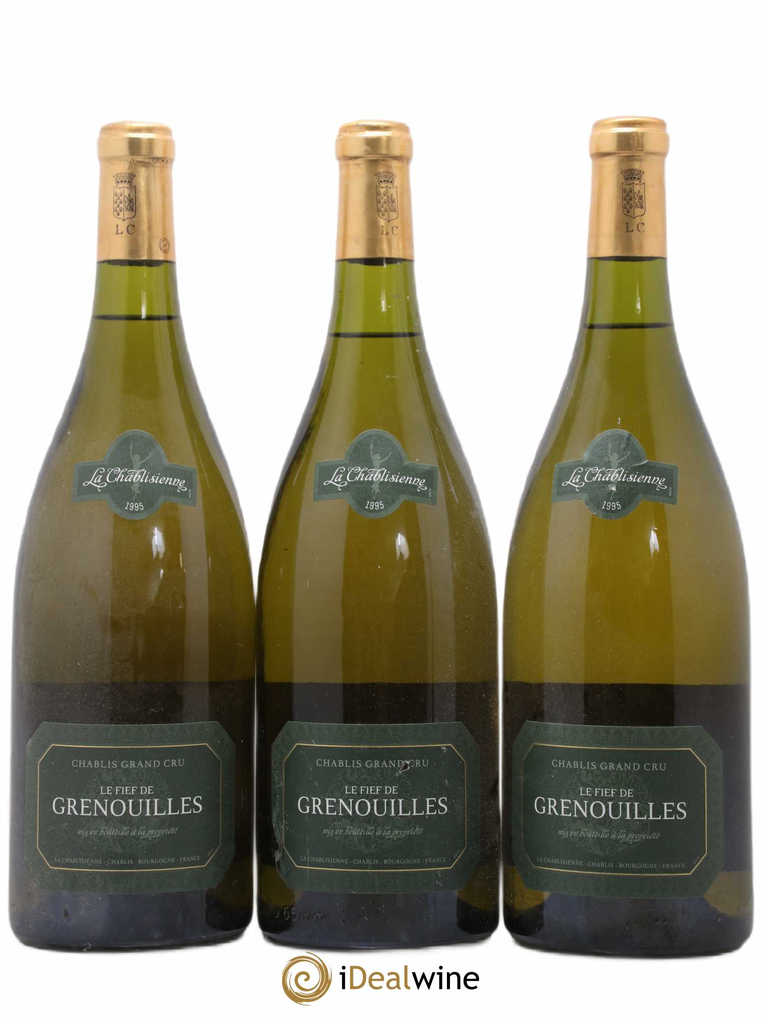 Chablis Grand Cru Grenouilles Château Grenouille - La Chablisienne 1995 - Lot de 3 magnums - 0