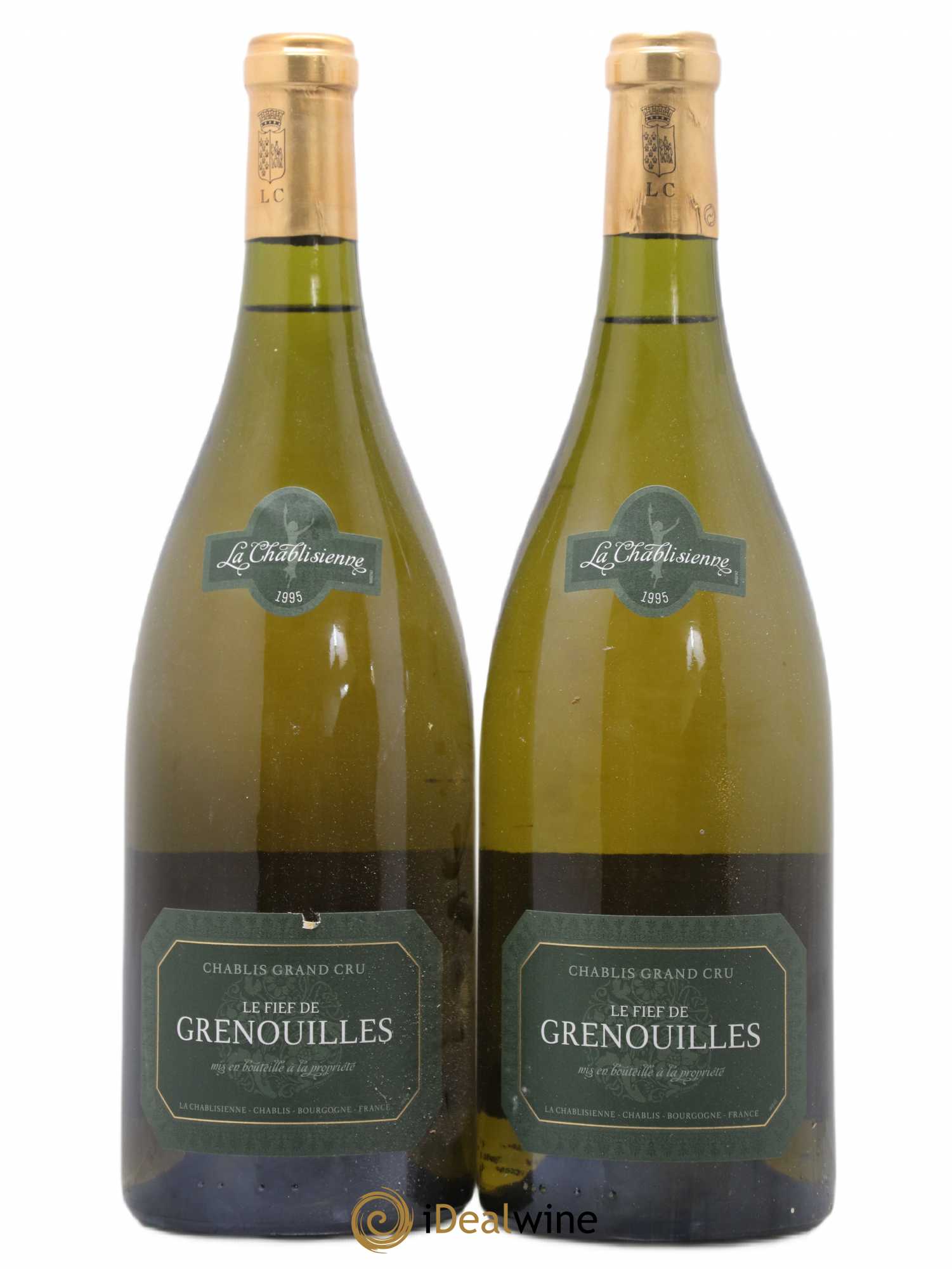 Chablis Grand Cru Grenouilles Château Grenouille - La Chablisienne 1995 - Lot de 2 magnums - 0