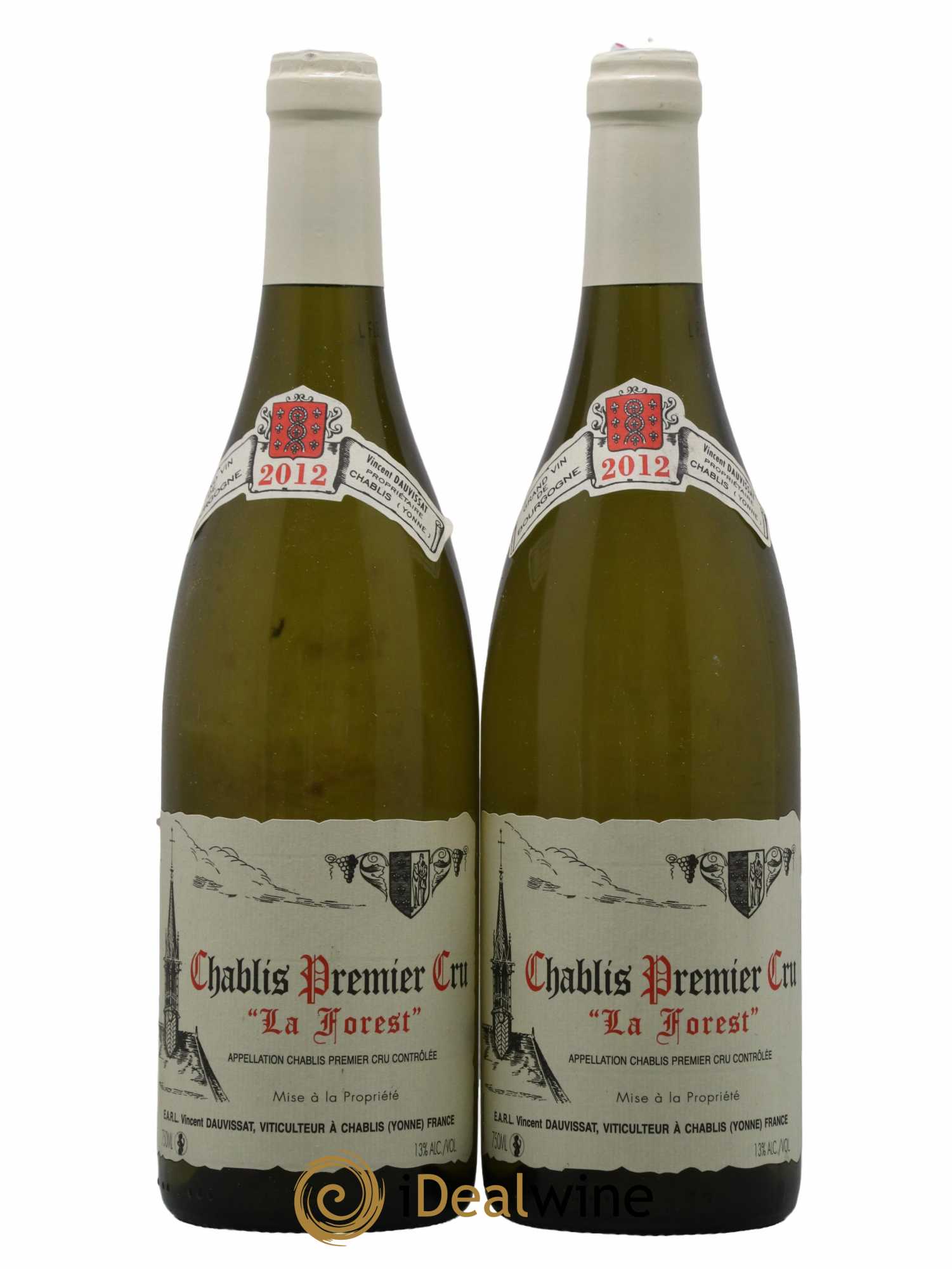 Chablis 1er Cru La Forest Vincent Dauvissat (Domaine) 2012 - Lot de 2 bouteilles - 0
