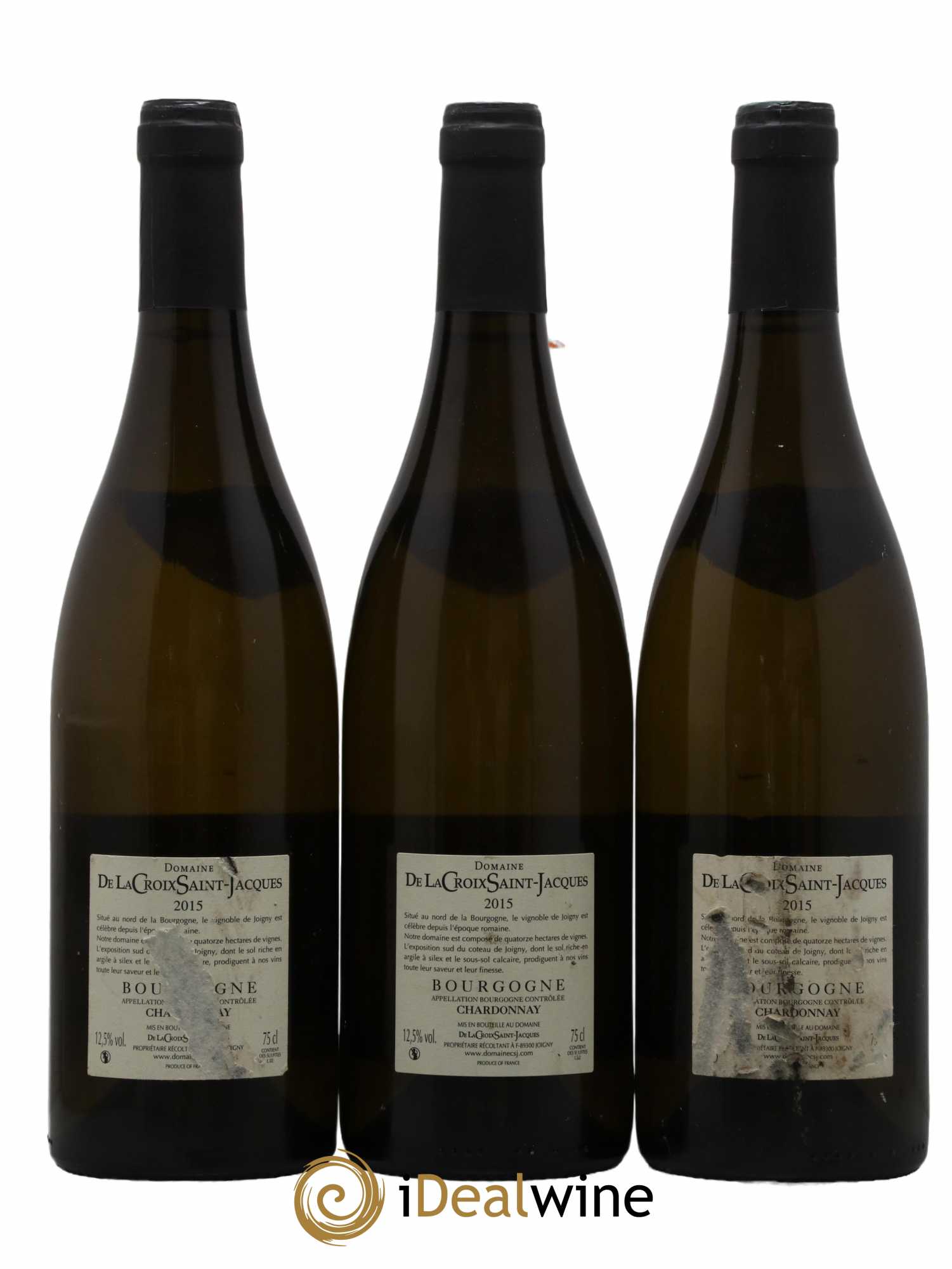 Bourgogne Cuvée Prestige Domaine la Croix St Jacques 2015 - Lot de 3 bouteilles - 1