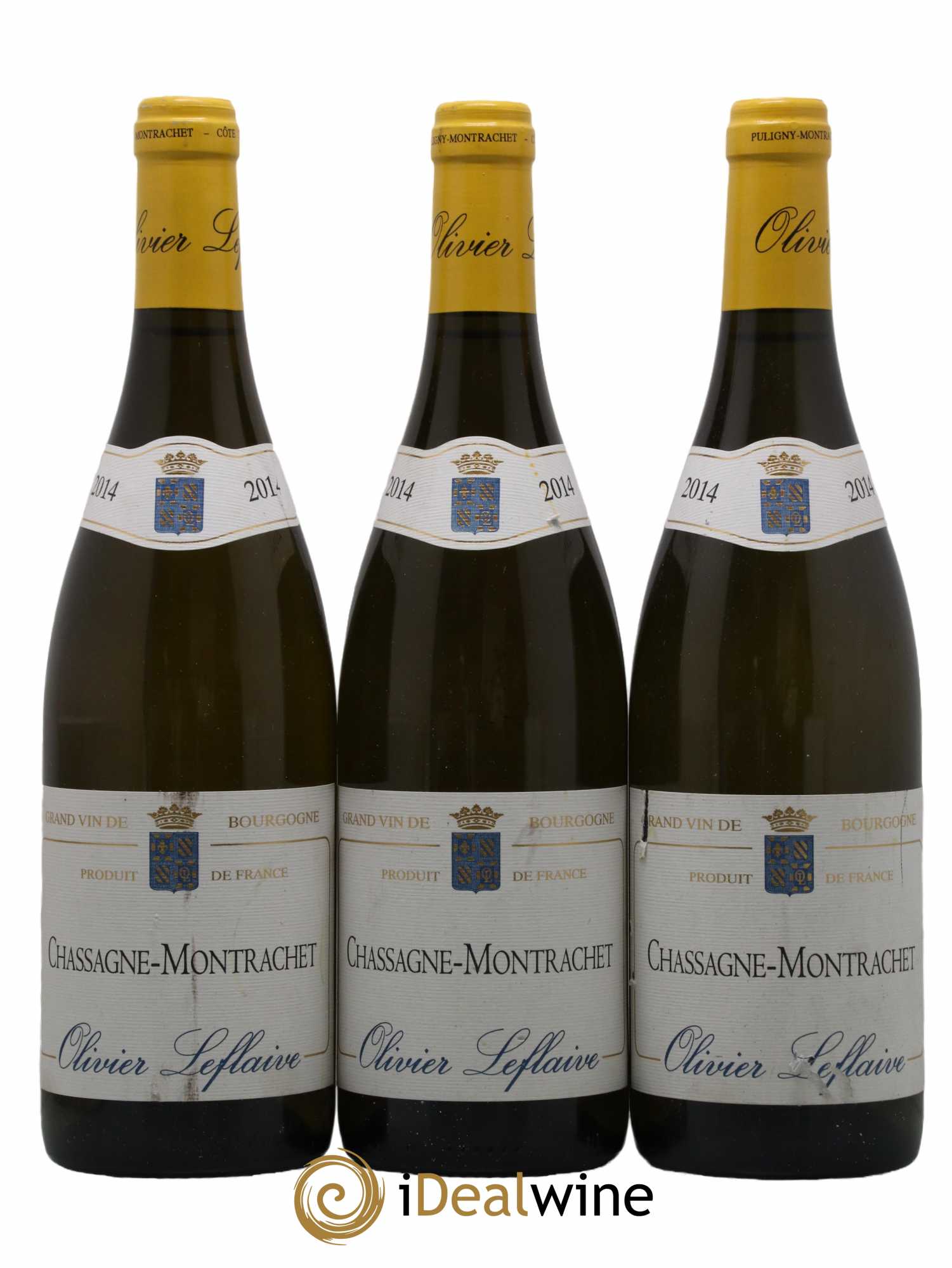 Chassagne-Montrachet Olivier Leflaive 2014 - Lot de 3 bouteilles - 0
