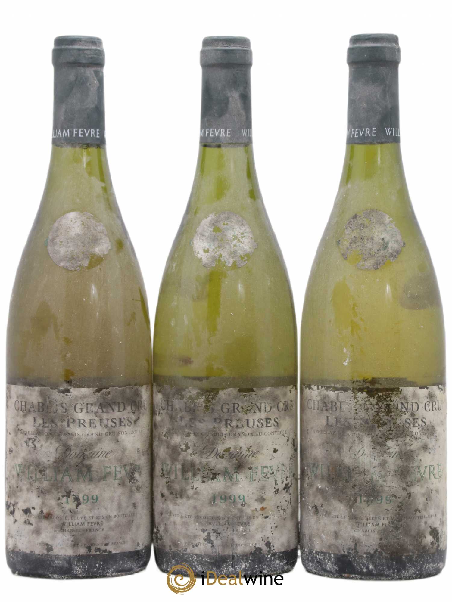 Chablis Grand Cru les Preuses William Fèvre 1999 - Lot de 3 bouteilles - 0