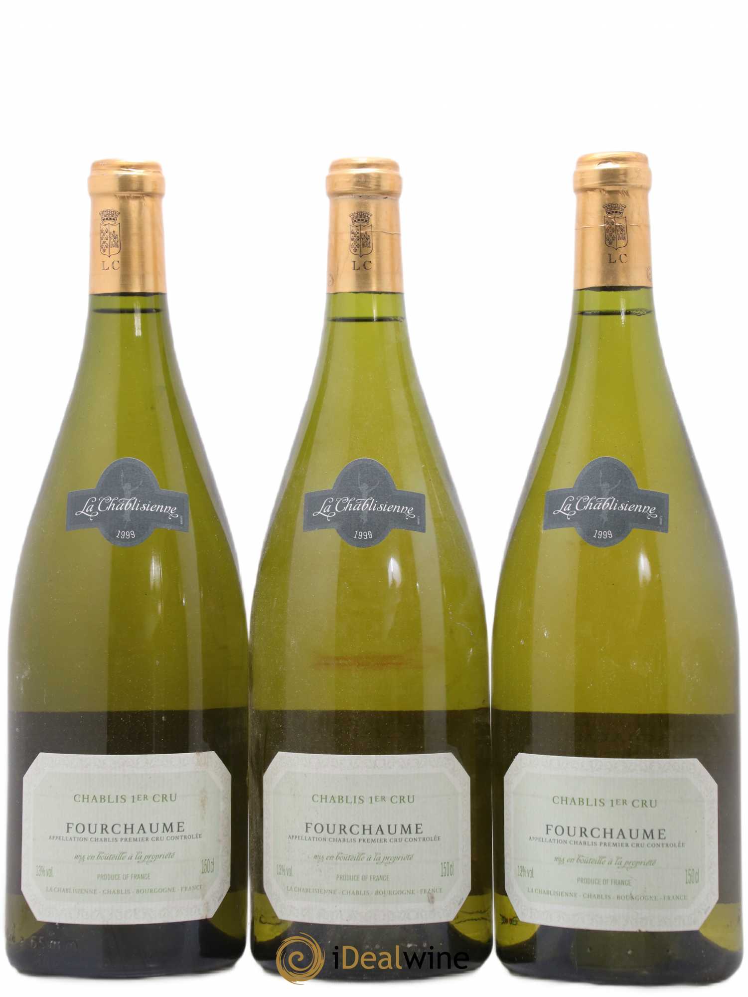 Chablis 1er Cru Fourchaume La Chablisienne 1999 - Lot de 3 magnums - 0