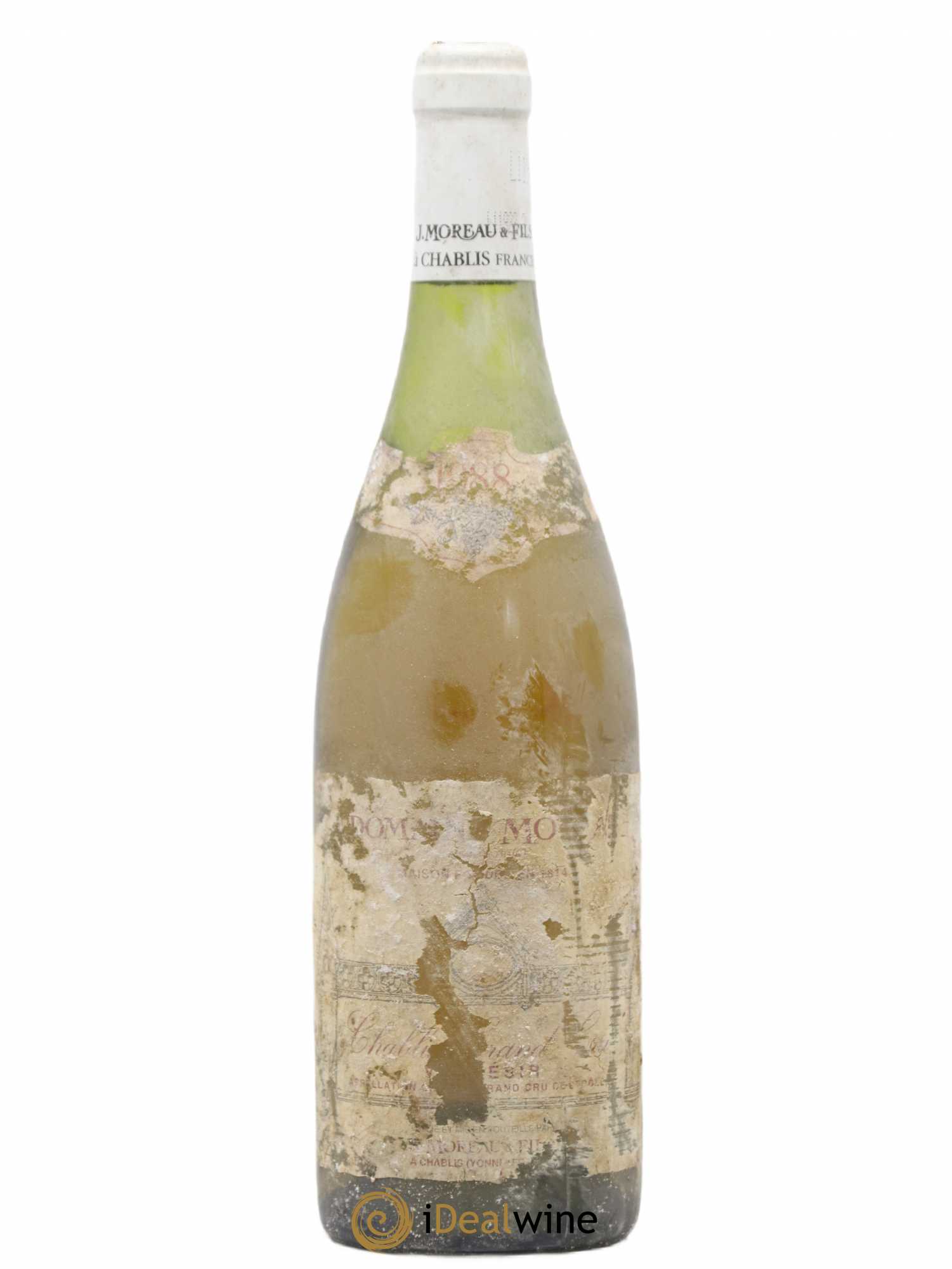 Chablis Grand Cru Vaudésir Christian Moreau 1988 - Lot de 1 bouteille - 0