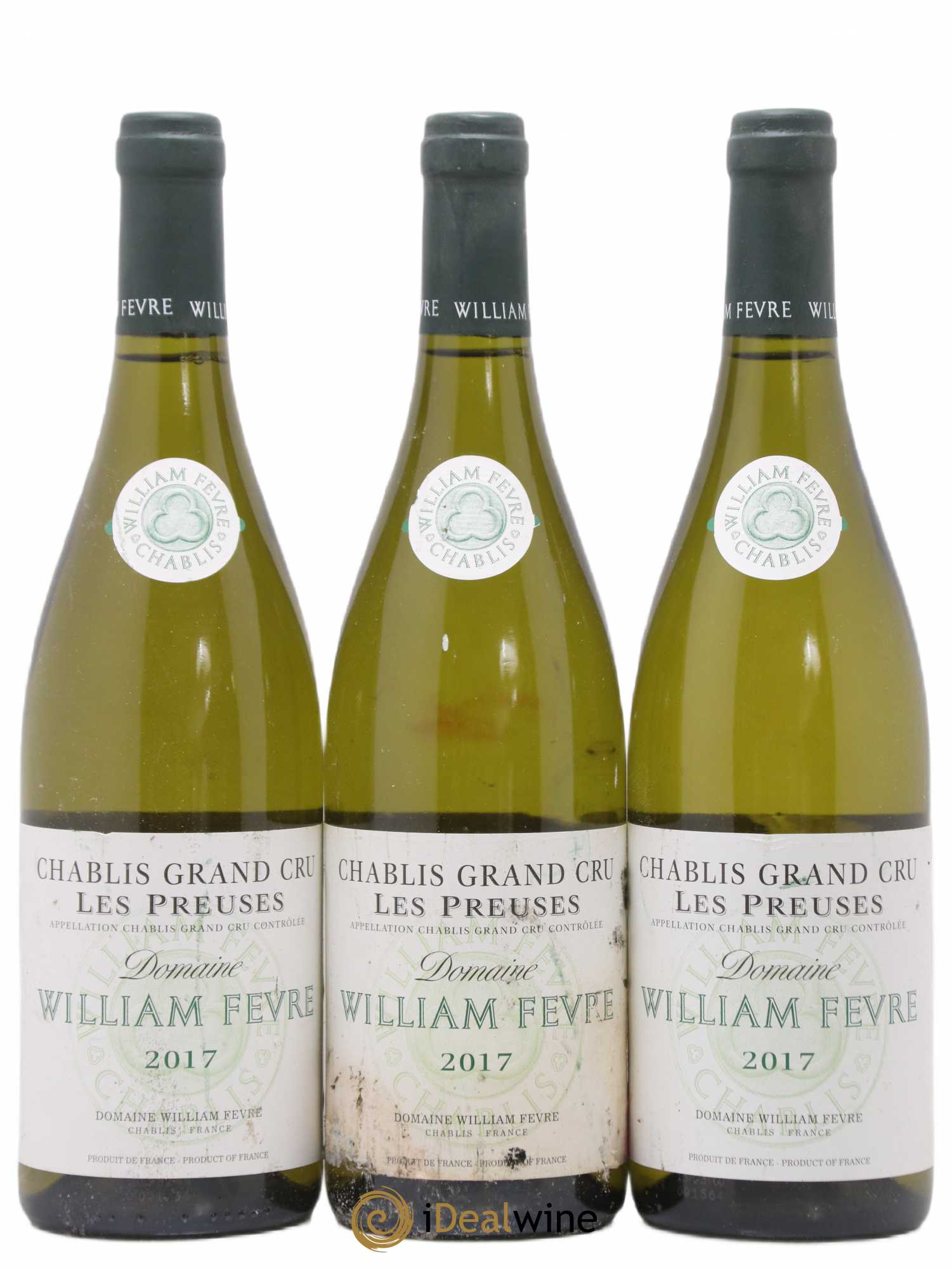 Chablis Grand Cru les Preuses William Fèvre 2017 - Lot de 3 bouteilles - 0