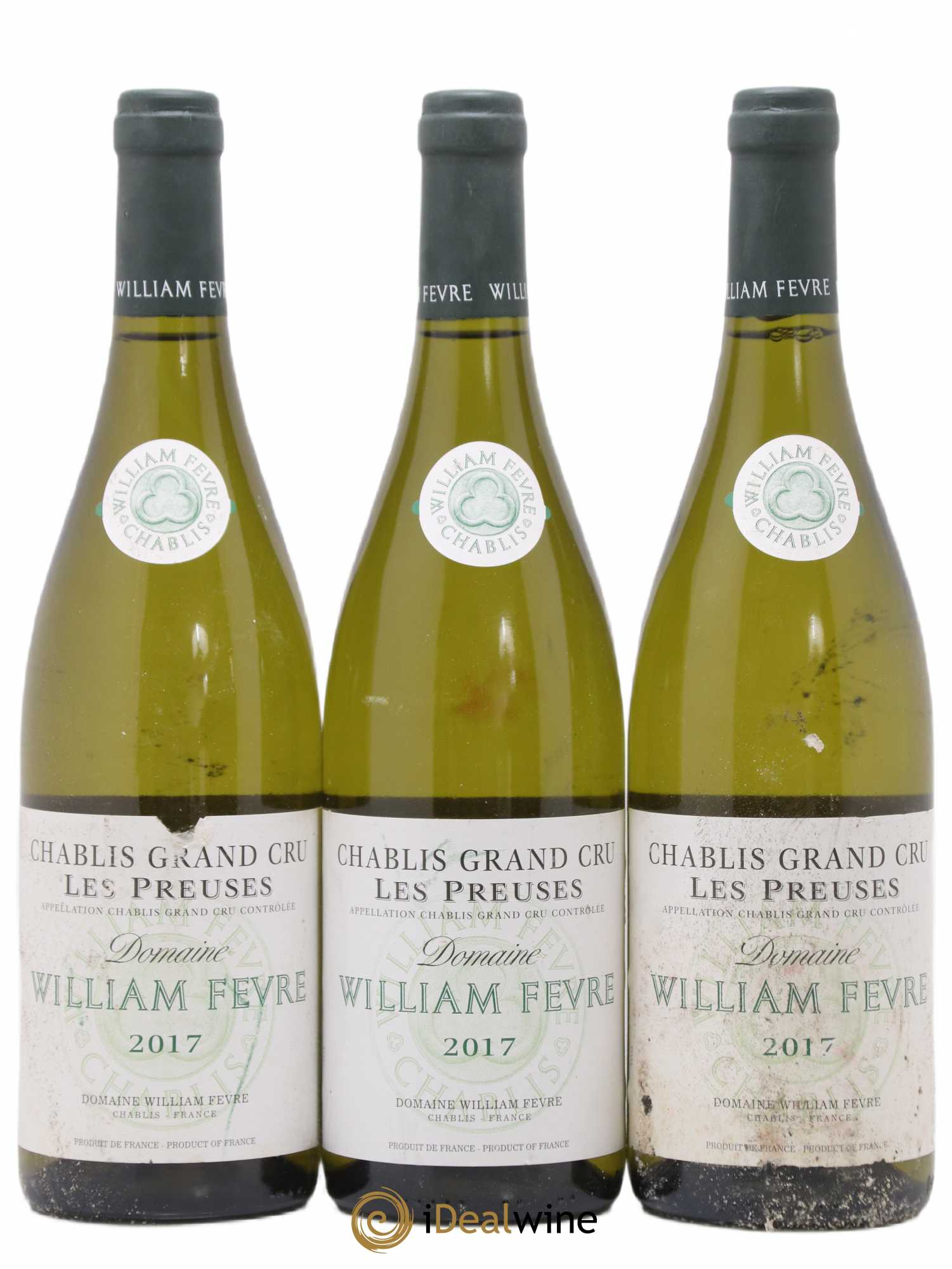 Chablis Grand Cru les Preuses William Fèvre 2017 - Lot de 3 bouteilles - 0