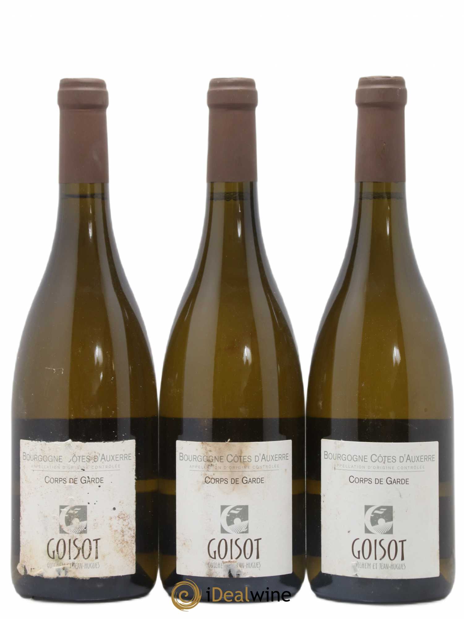 Bourgogne Côtes d'Auxerre Corps de Garde Goisot 2015 - Lot de 3 bouteilles - 0