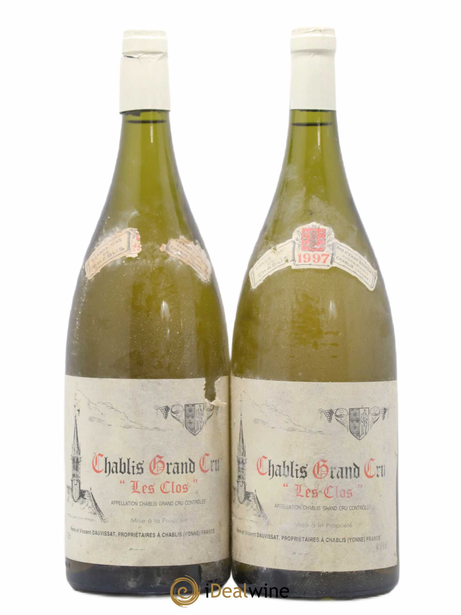 Chablis Grand Cru Les Clos Vincent Dauvissat (Domaine) 1997 - Lot de 2 magnums - 0