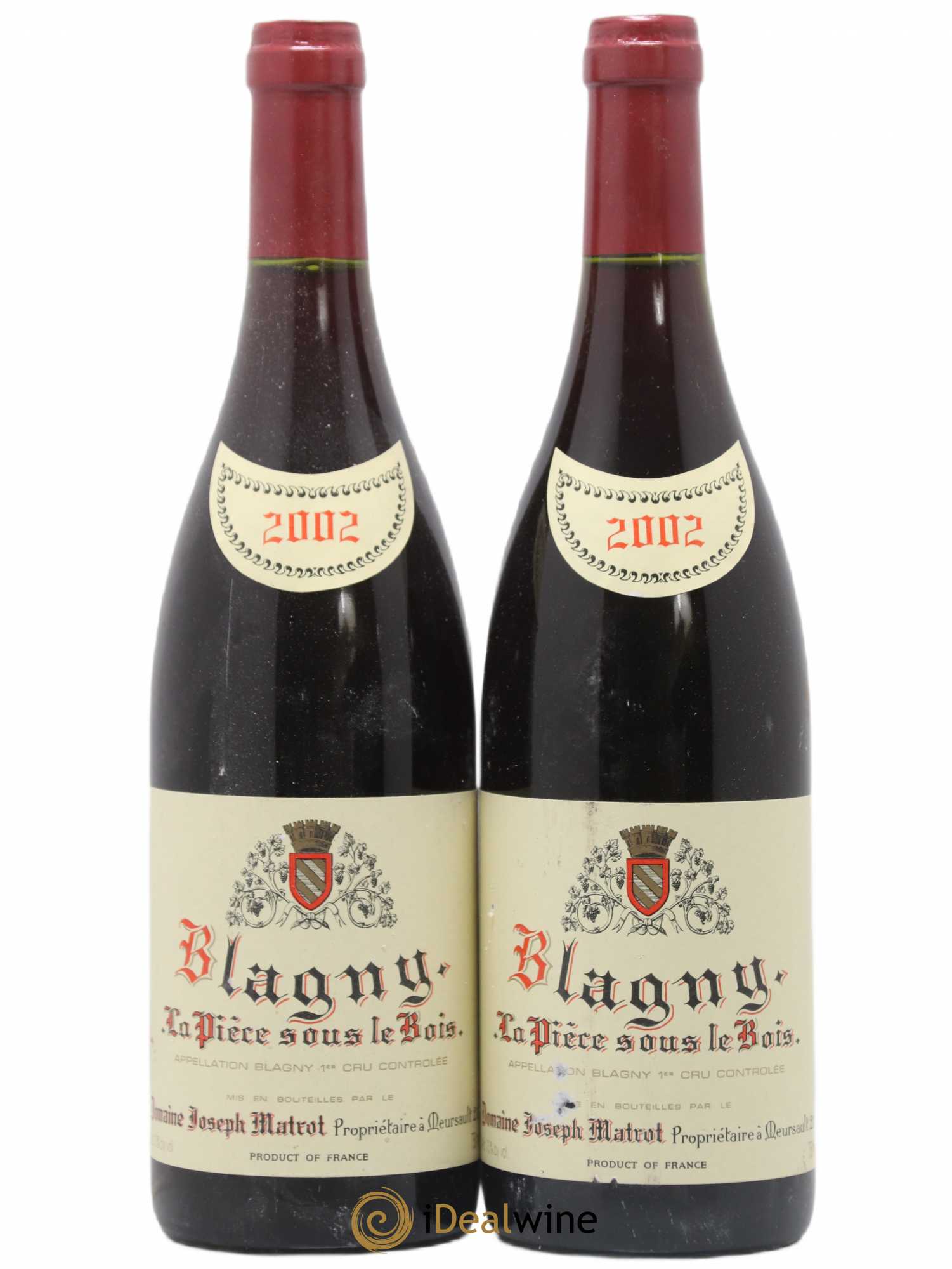 Blagny 1er Cru La Pièce sous le Bois Matrot (Domaine) 2002 - Lot de 2 bouteilles - 0
