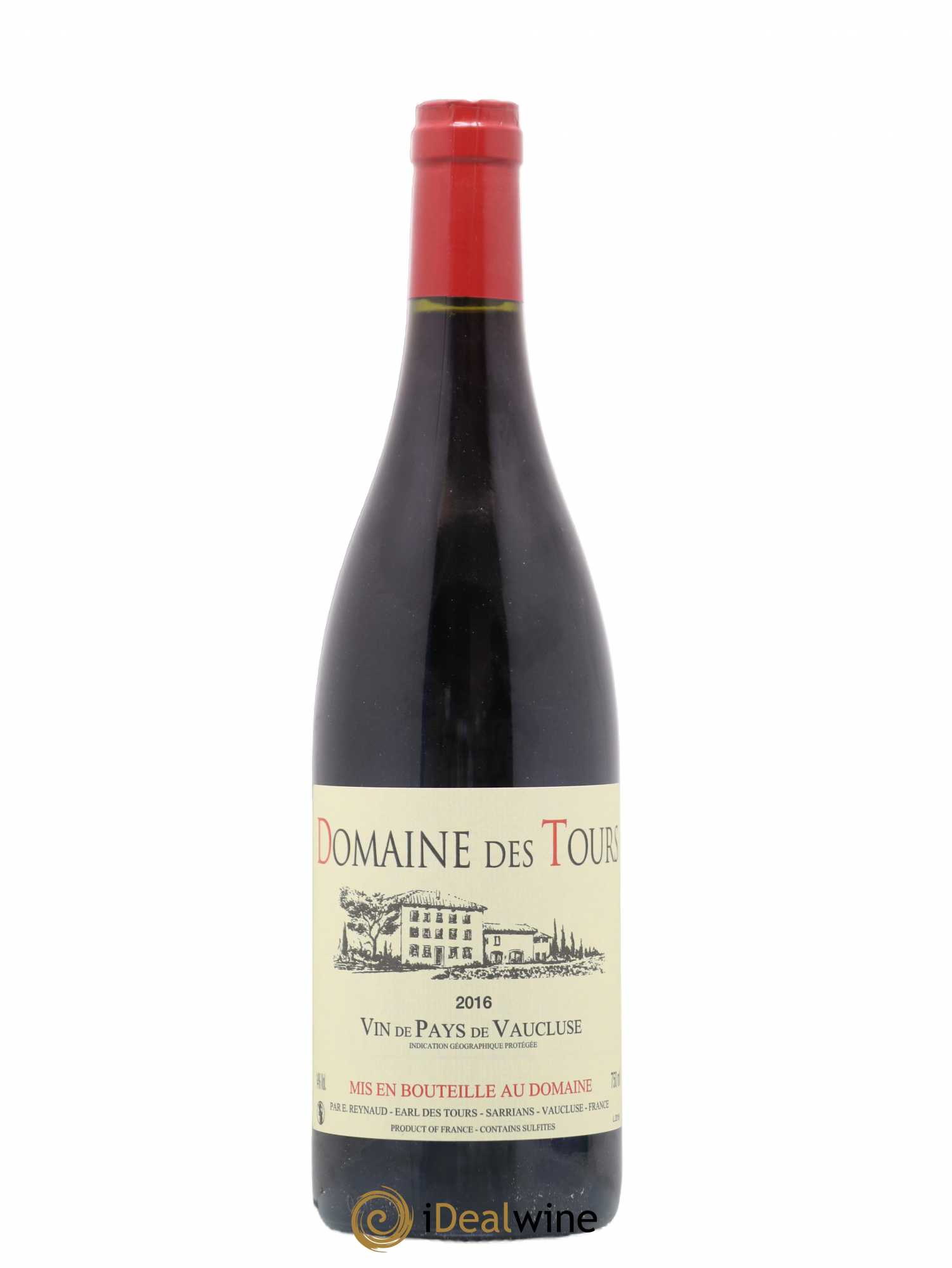 Vaucluse (Vin de Pays de Vaucluse) Domaine des Tours Emmanuel Reynaud 2016 - Lot de 1 bouteille - 0