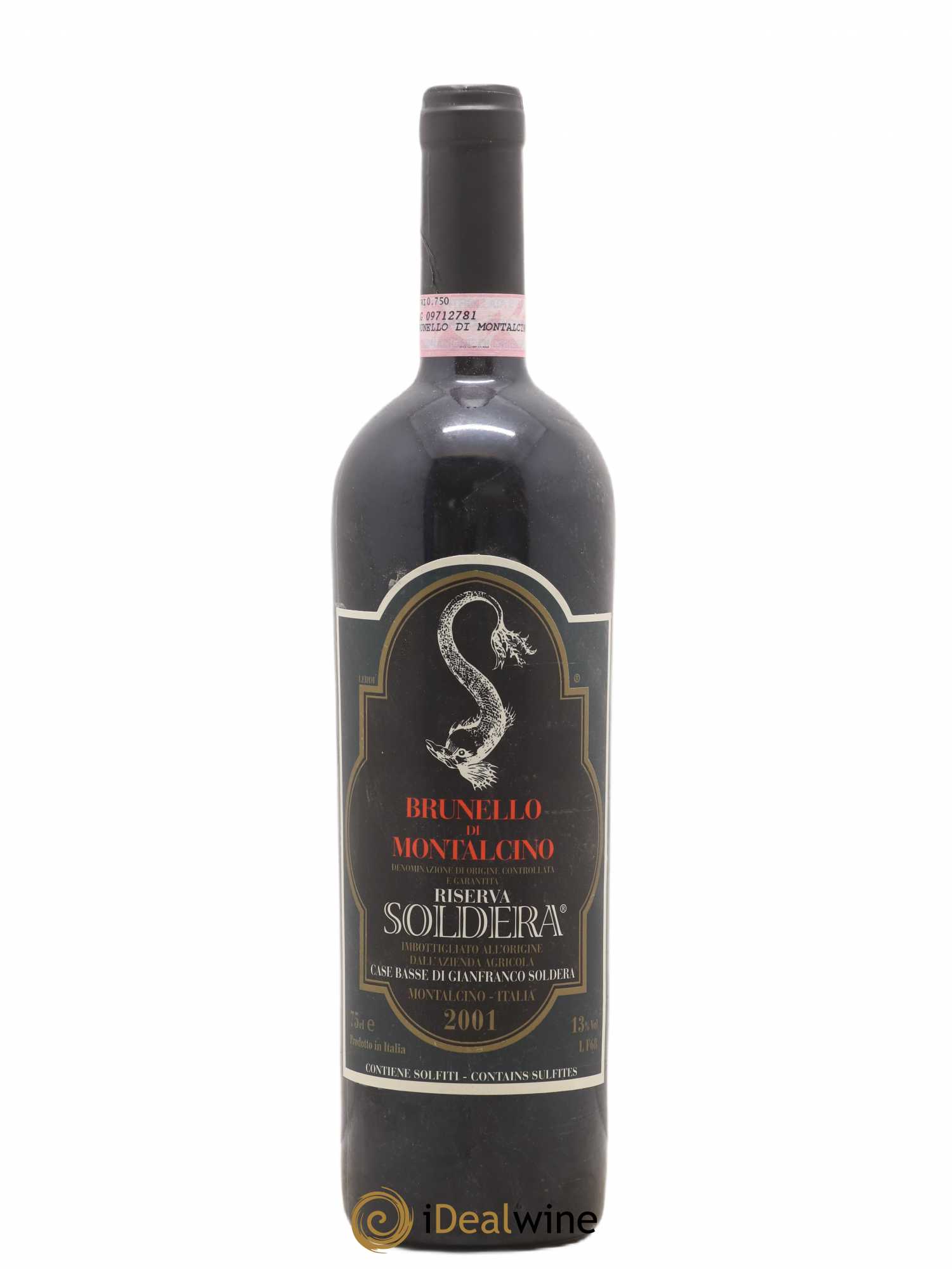Brunello di Montalcino DOCG Riserva Soldera Case Basse - Gianfranco Soldera 2001 - Lot de 1 bouteille - 0