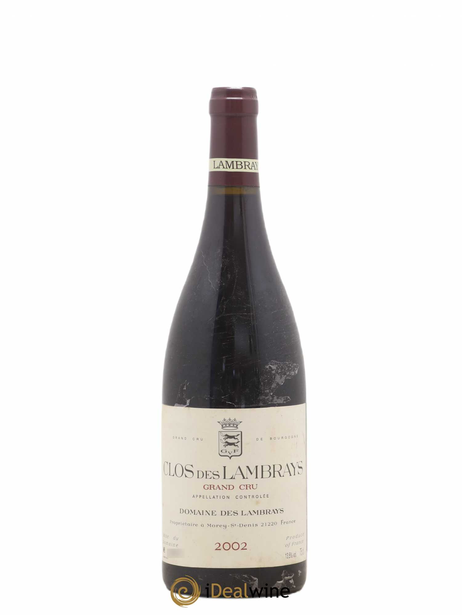 Clos des Lambrays Grand Cru Domaine des Lambrays 2002 - Lot de 1 bouteille - 0
