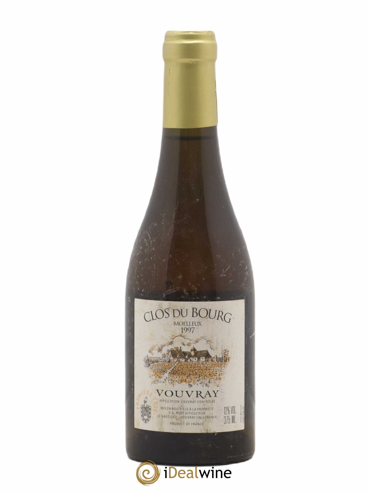 Vouvray Clos du Bourg Moelleux 1ère trie Domaine Huet 1997 - Lotto di 1 mezza bottiglia - 0