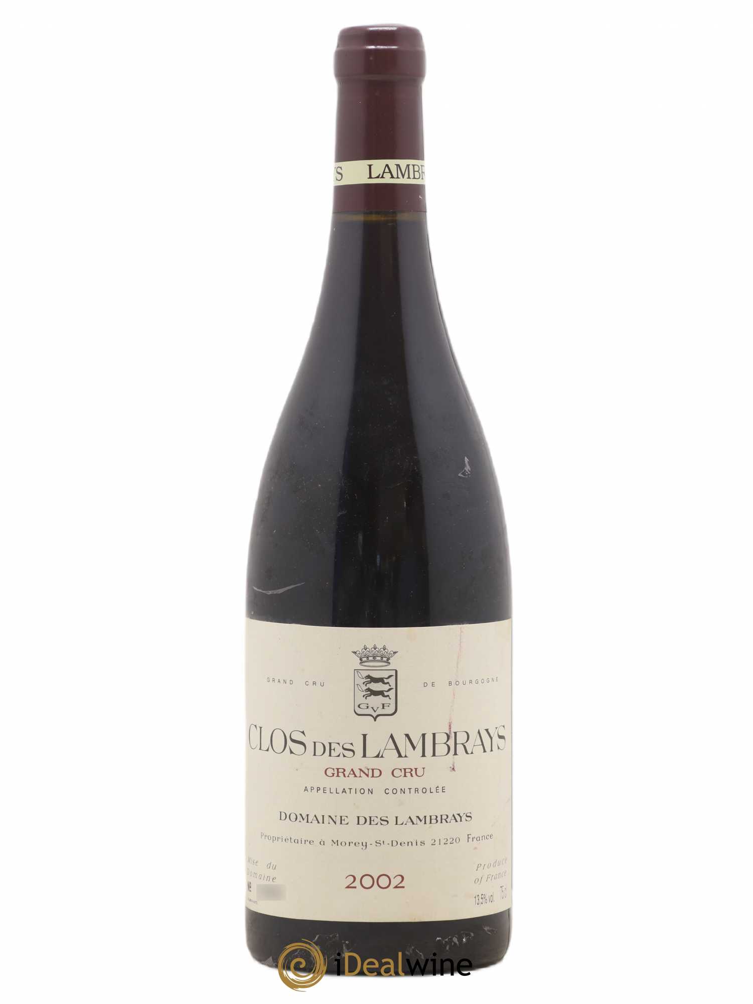 Clos des Lambrays Grand Cru Domaine des Lambrays 2002 - Lot de 1 bouteille - 0