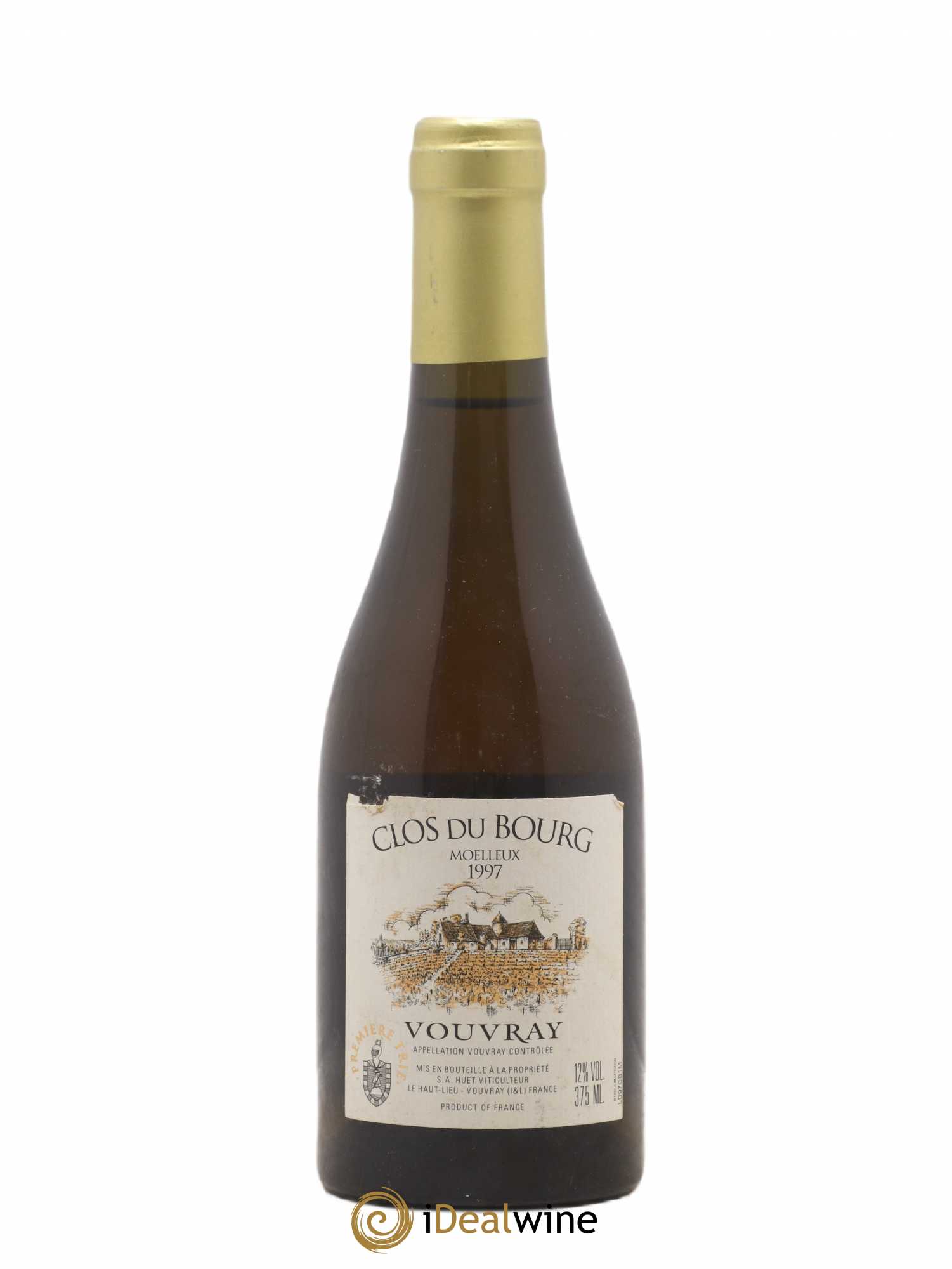 Vouvray Clos du Bourg Moelleux 1ère trie Domaine Huet 1997 - Lotto di 1 mezza bottiglia - 0