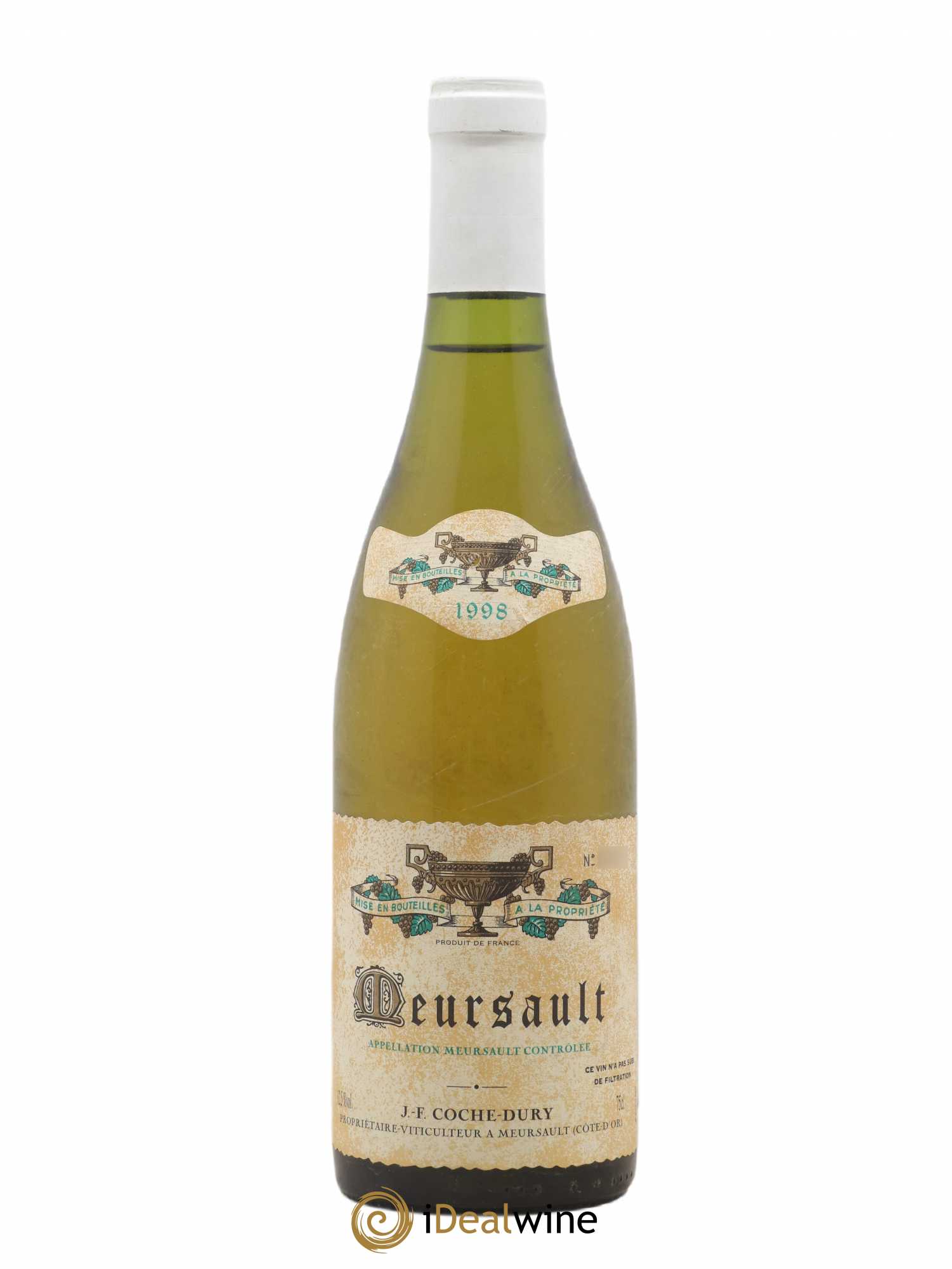 Meursault Coche Dury (Domaine) 1998 - Lot de 1 bouteille - 0