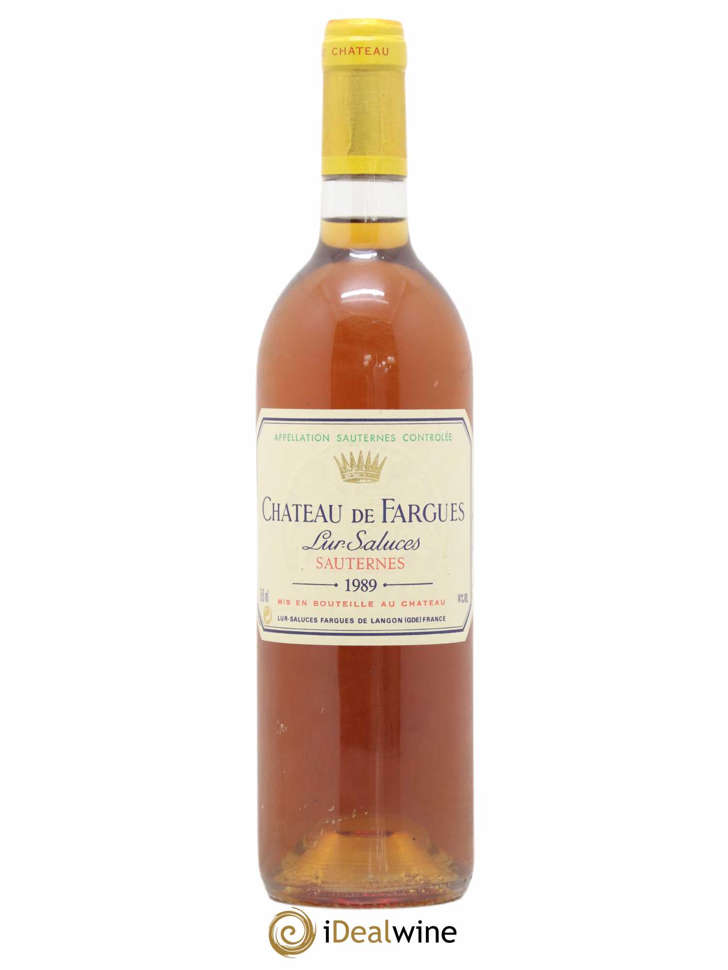 Château de Fargues 1989 - Lot de 1 bouteille - 0