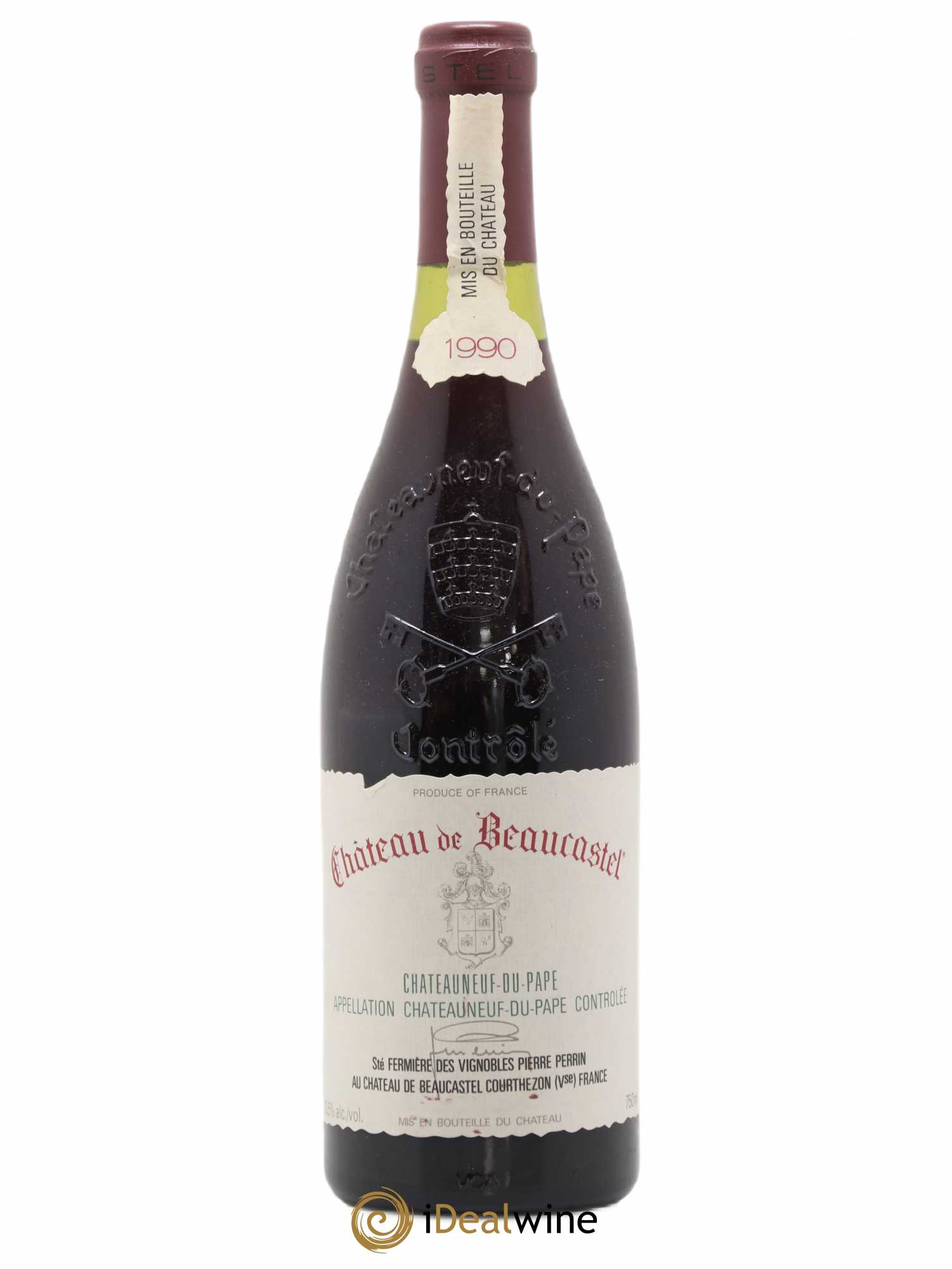 Châteauneuf-du-Pape Château de Beaucastel Famille Perrin 1990 - Lot de 1 bouteille - 0