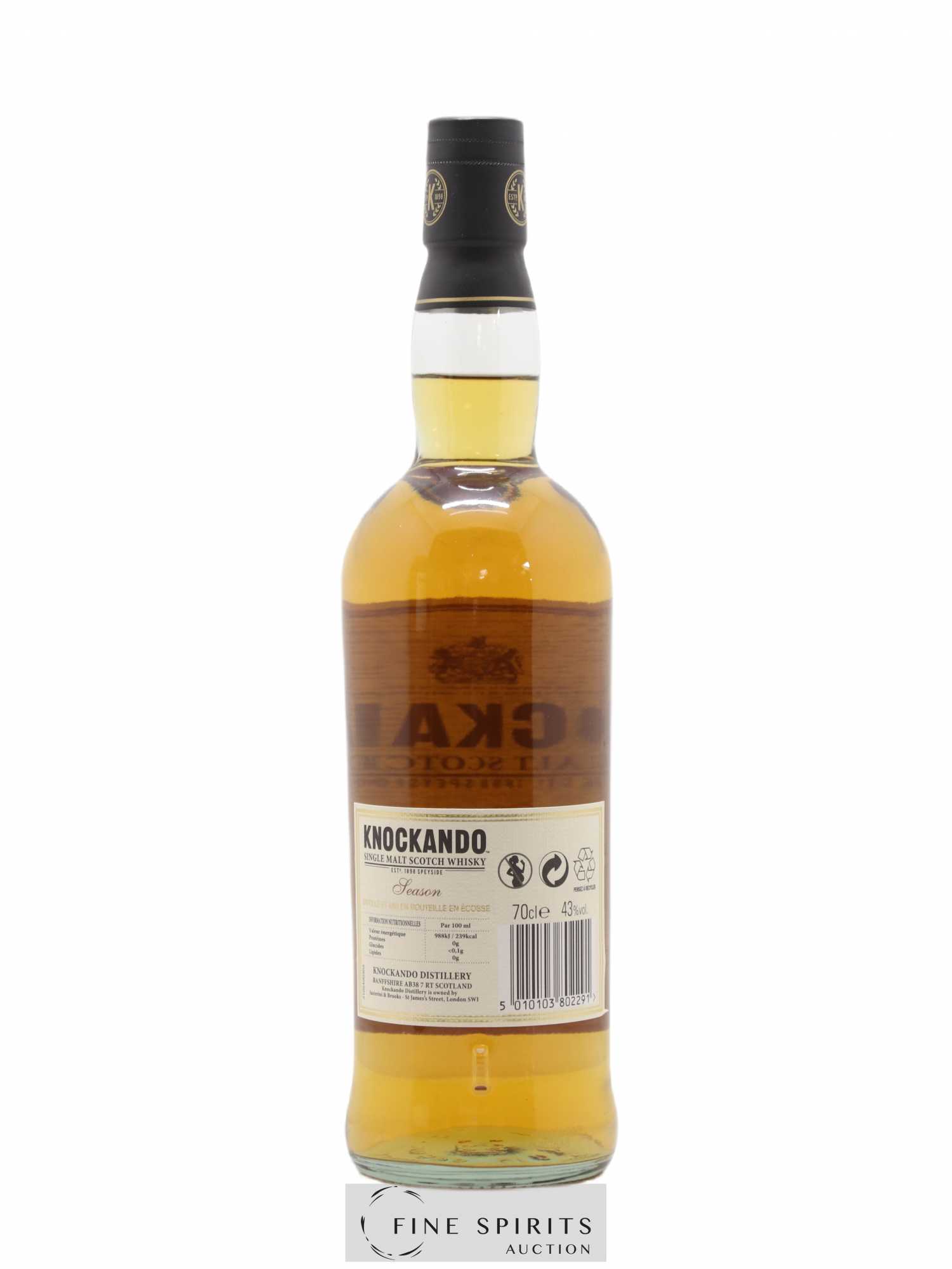 Knockando 12 years 2000 Of. Season Bourbon Cask - Lot de 1 bouteille - 2