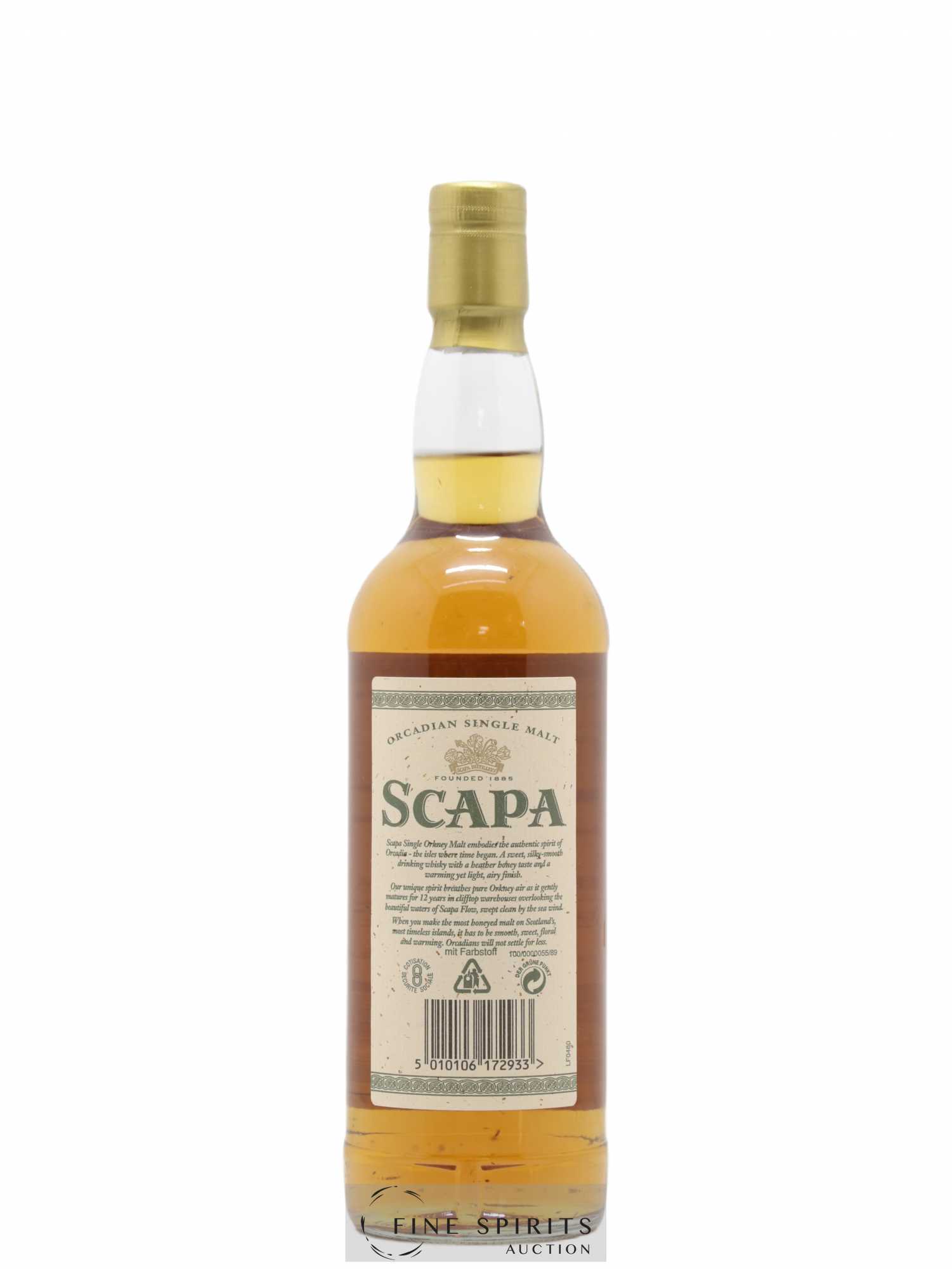 Scapa 12 years Of. - Lot de 1 bouteille - 1
