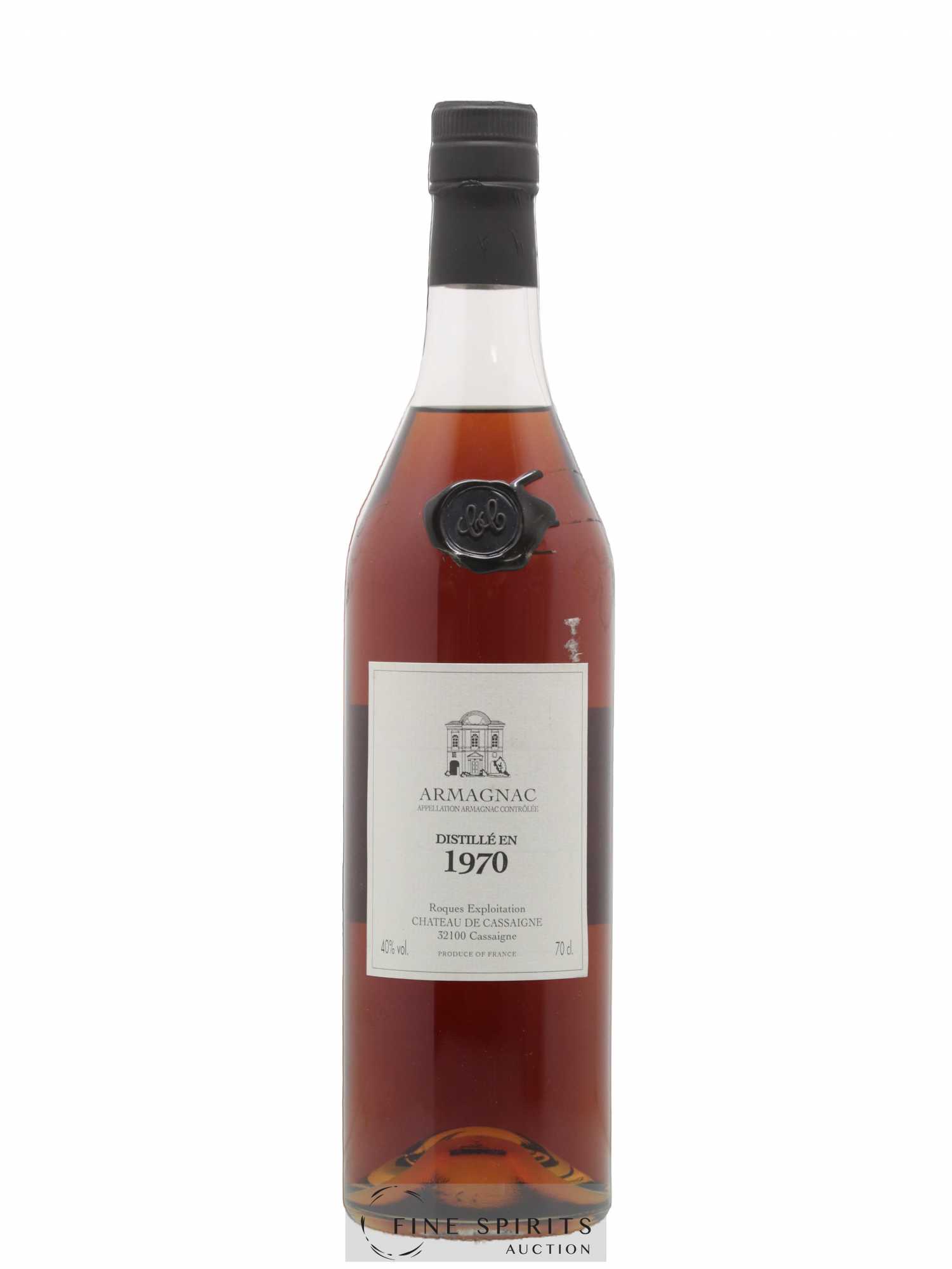Château de Cassaigne 1970 Of. bottled 2005 - Lot de 1 bouteille - 0