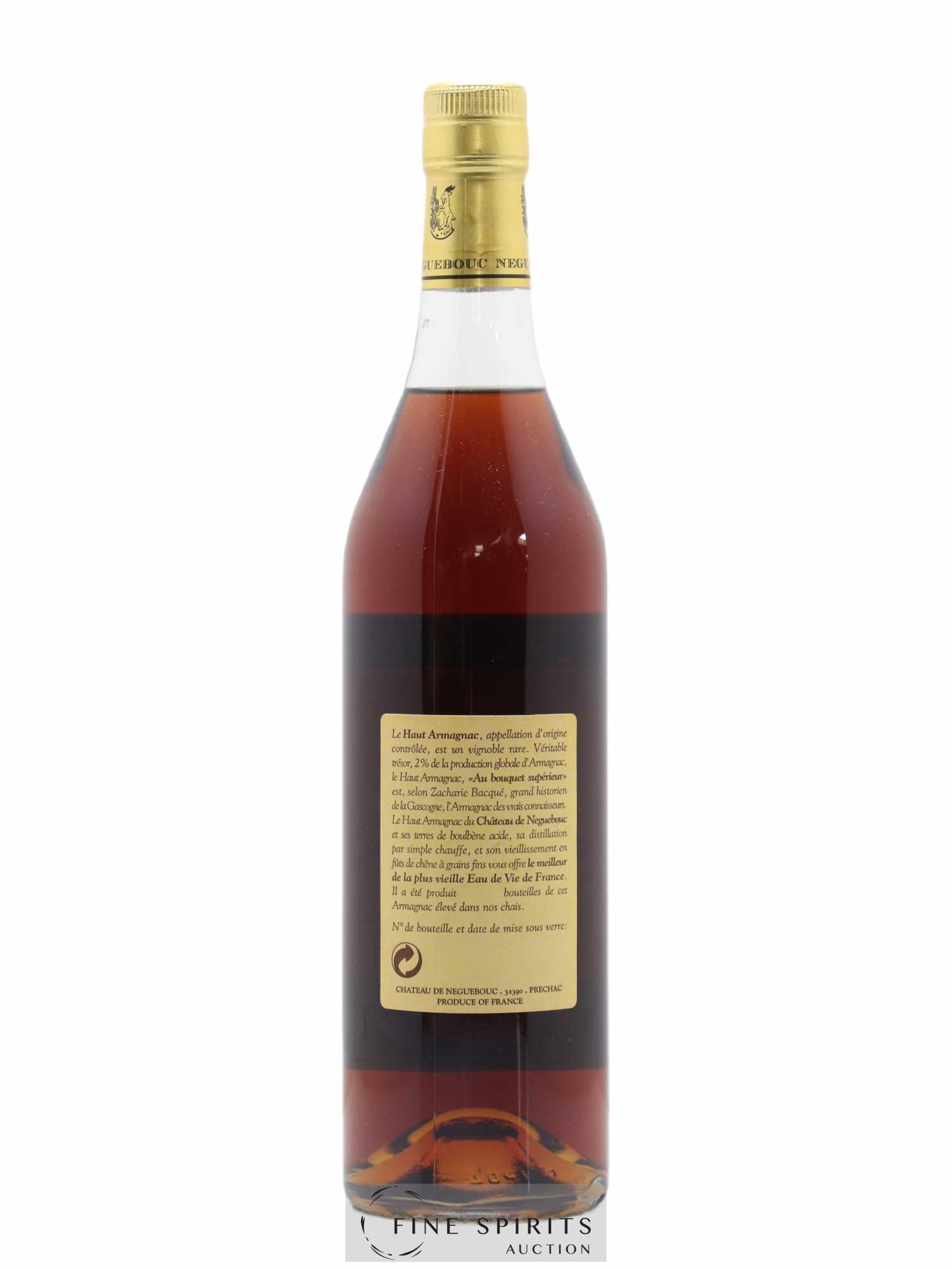 Neguebouc Of. Brut de fût - Lot de 1 bouteille - 1