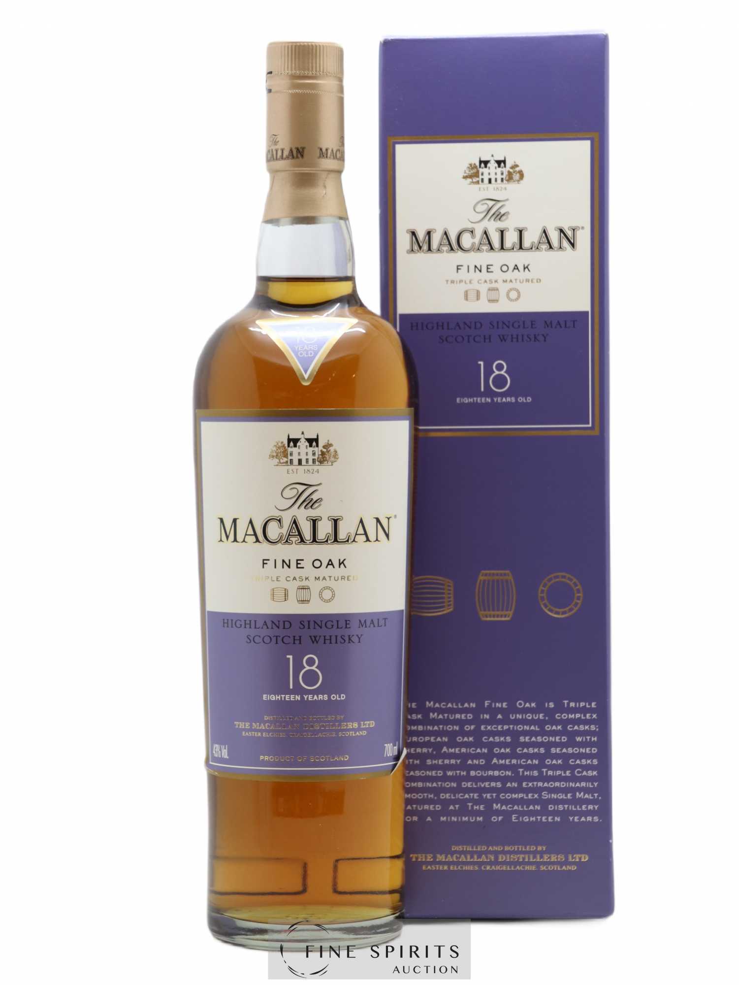 Macallan (The) 18 years Of. Fine Oak Triple Cask Matured - Posten von 1 Flasche - 0