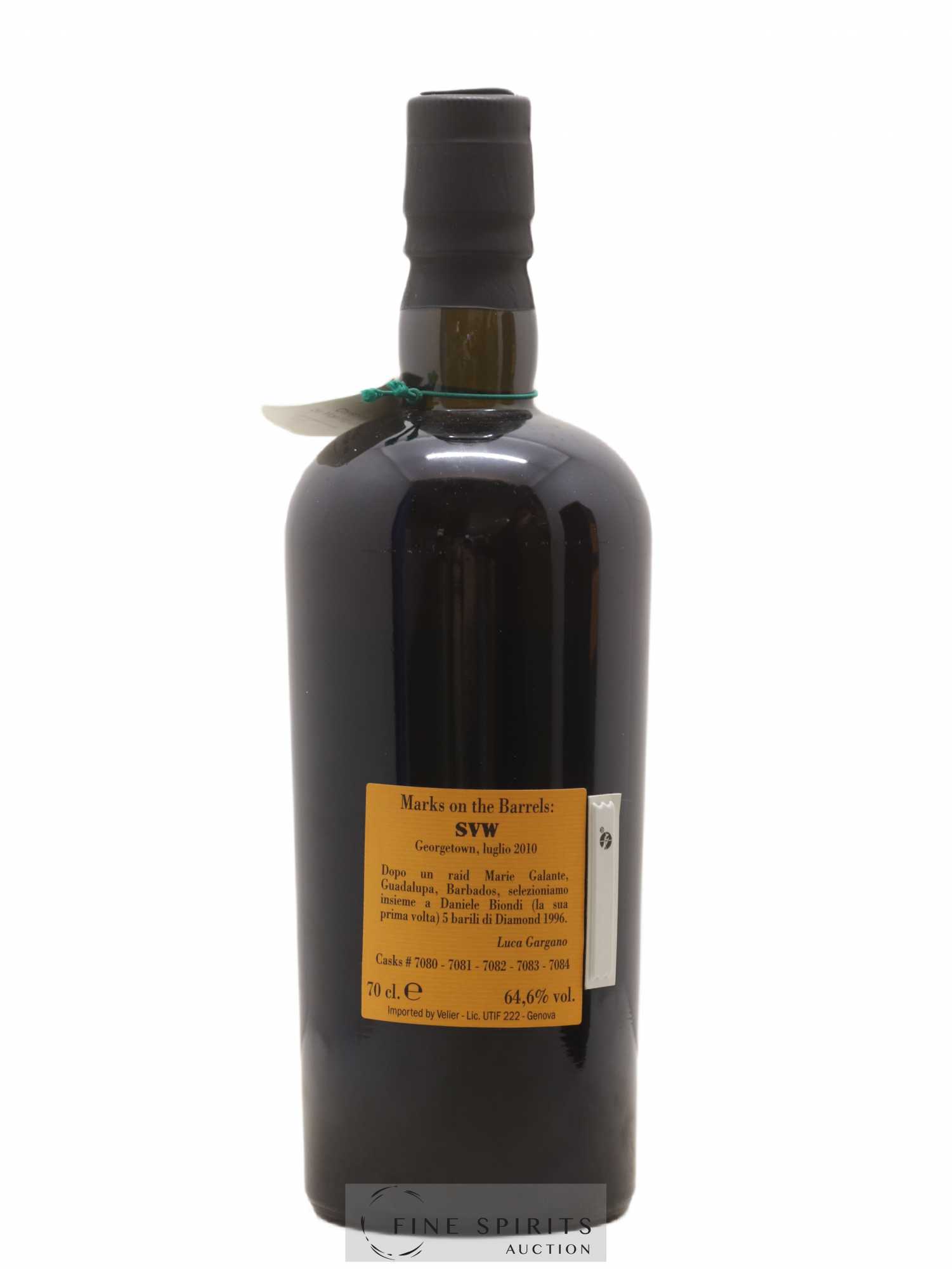 Diamond 15 years 1996 Of. Full Proof Barrels SVW - bottled in 2011 Velier - Lot de 1 bouteille - 2