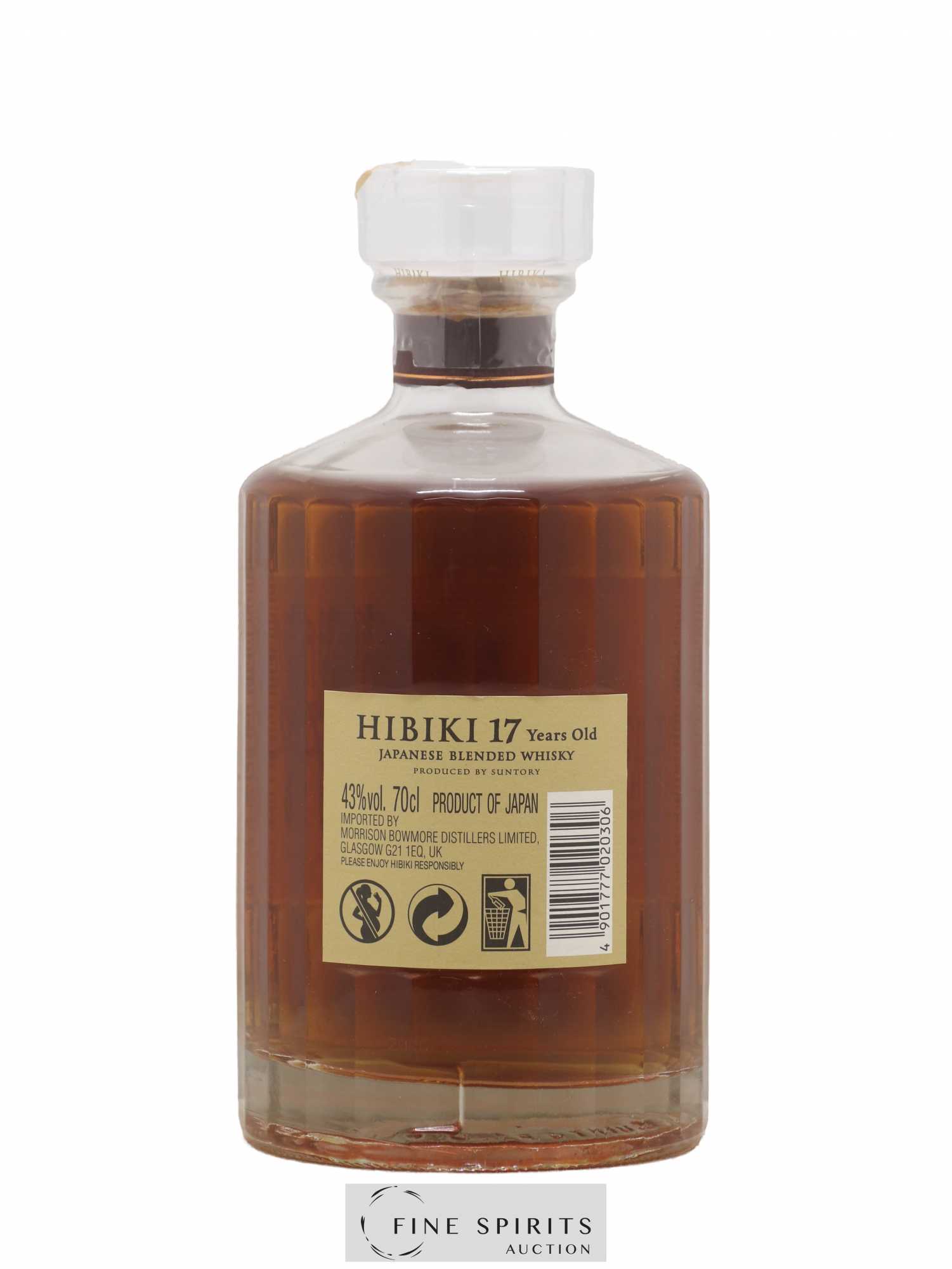 Hibiki 17 years Of. Suntory - Lot de 1 bouteille - 2