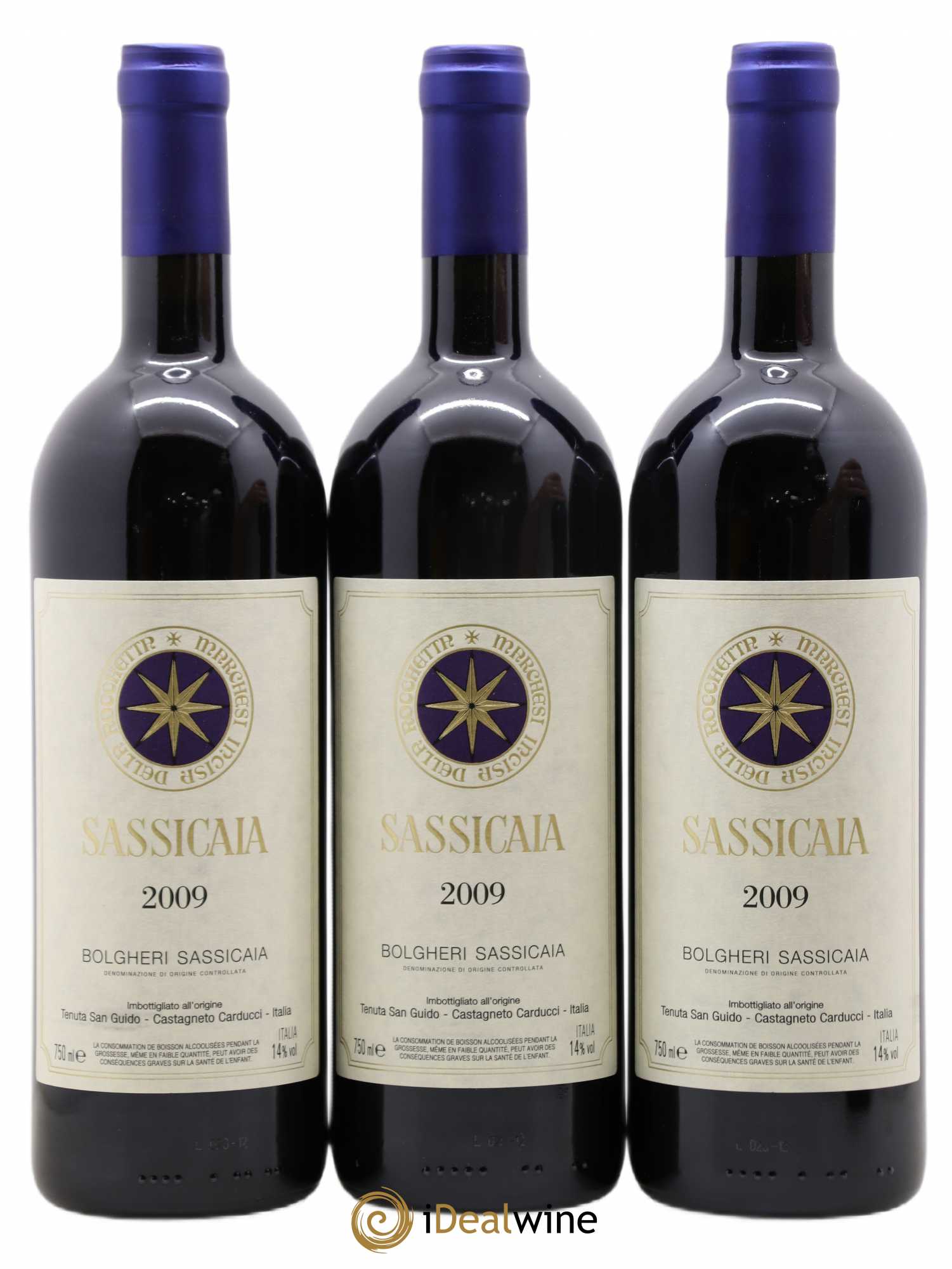 Bolgheri DOC Sassicaia Tenuta San Guido 2009 - Lot de 12 bouteilles - 2
