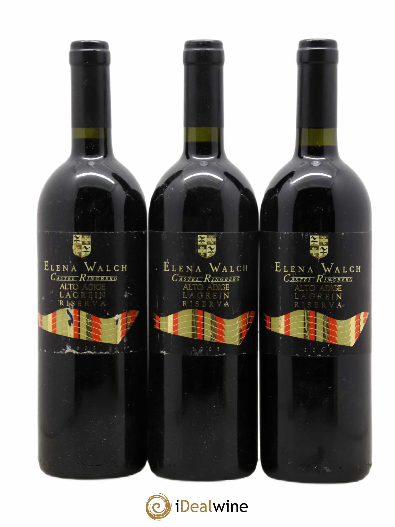 Italie Alto Adige Lagrein Riserva Castel Ringberg Elena Walch 2005 - Posten von 3 Flaschen - 0