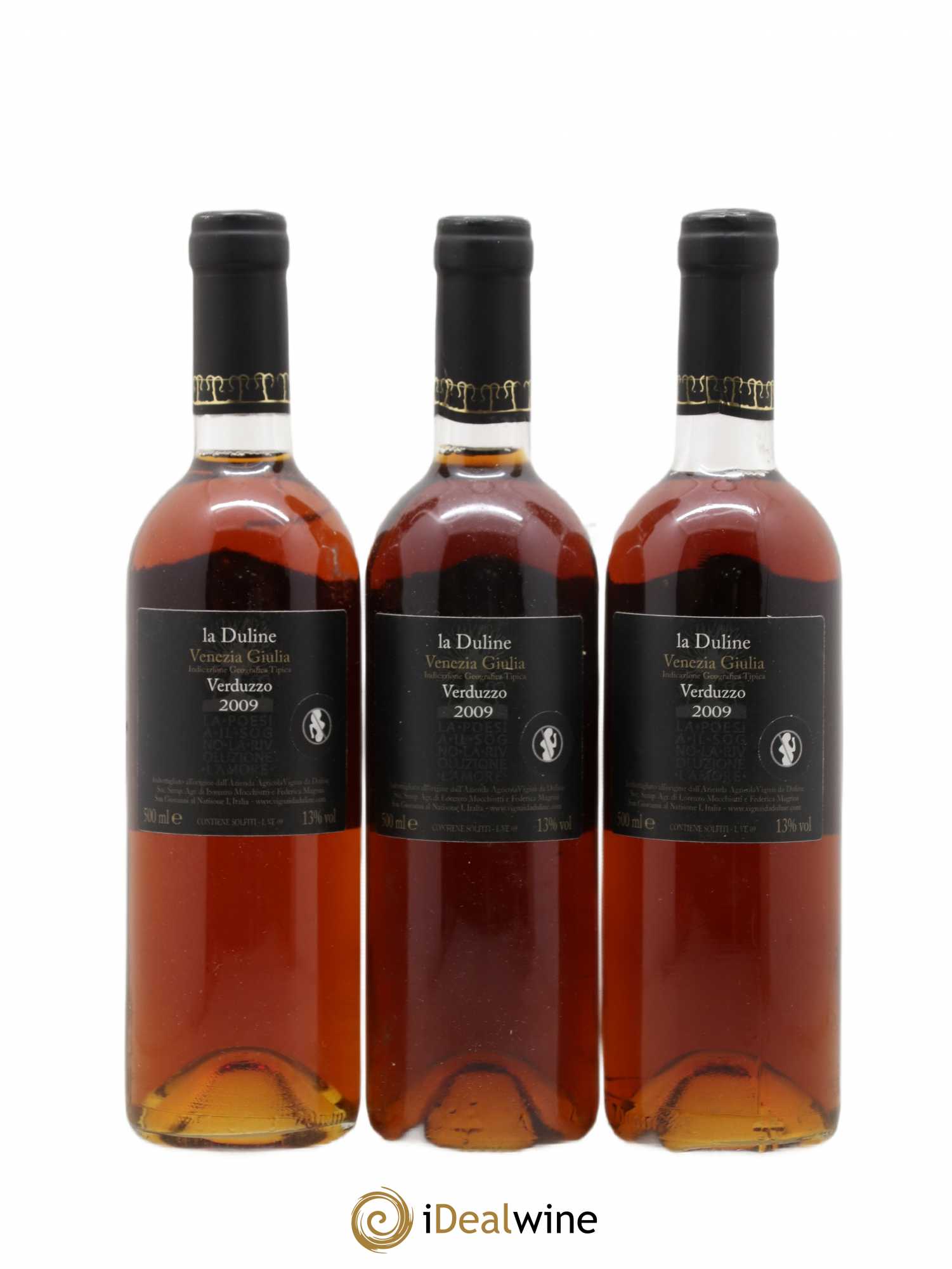Italie Venezia Giulia la Duline Verduzzo Vignai da Duline - 50cl 2009 - Lotto di 3 bottiglie - 1