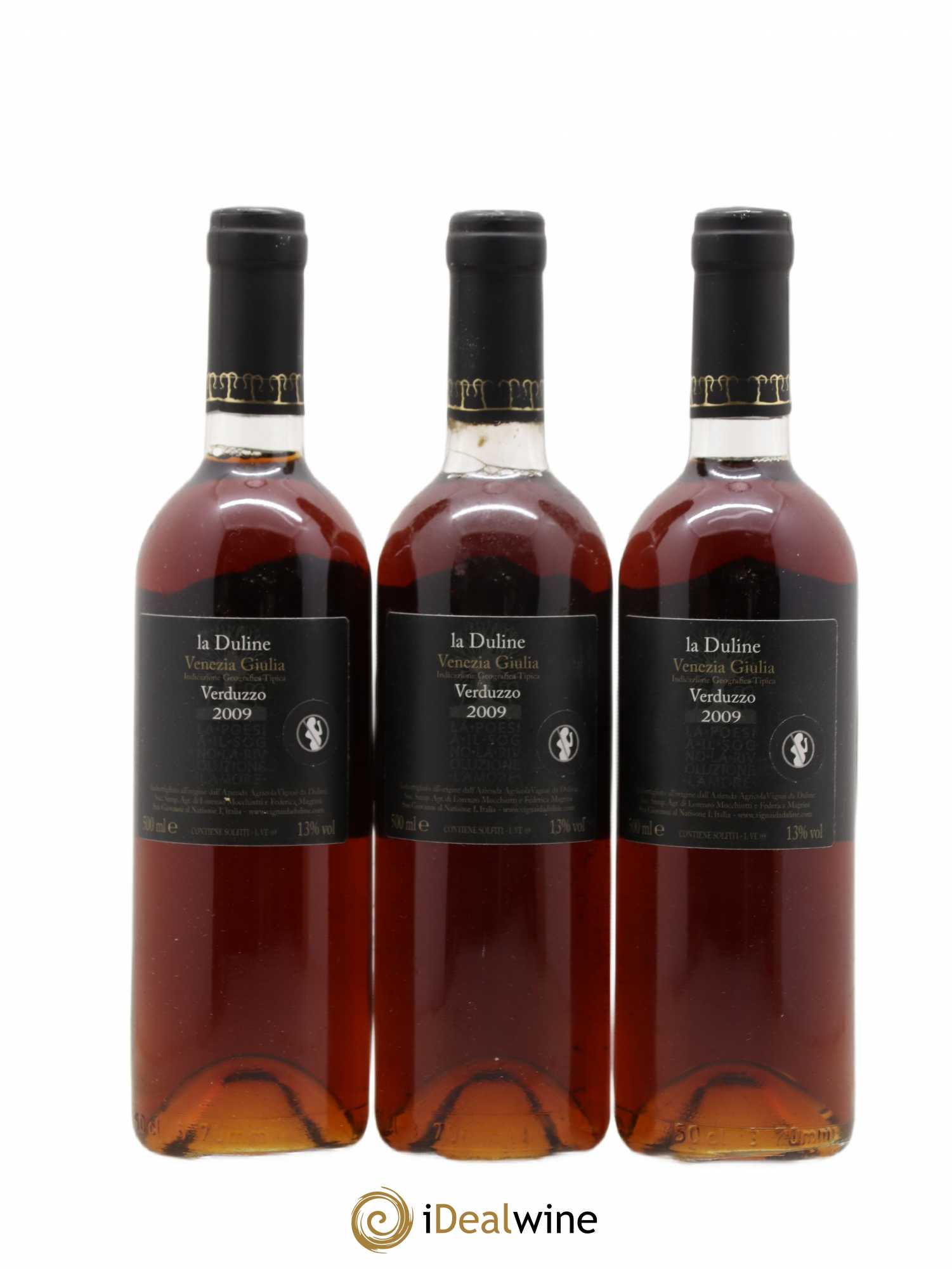 Italie Venezia Giulia la Duline Verduzzo Vignai da Duline - 50cl 2009 - Lotto di 3 bottiglie - 1