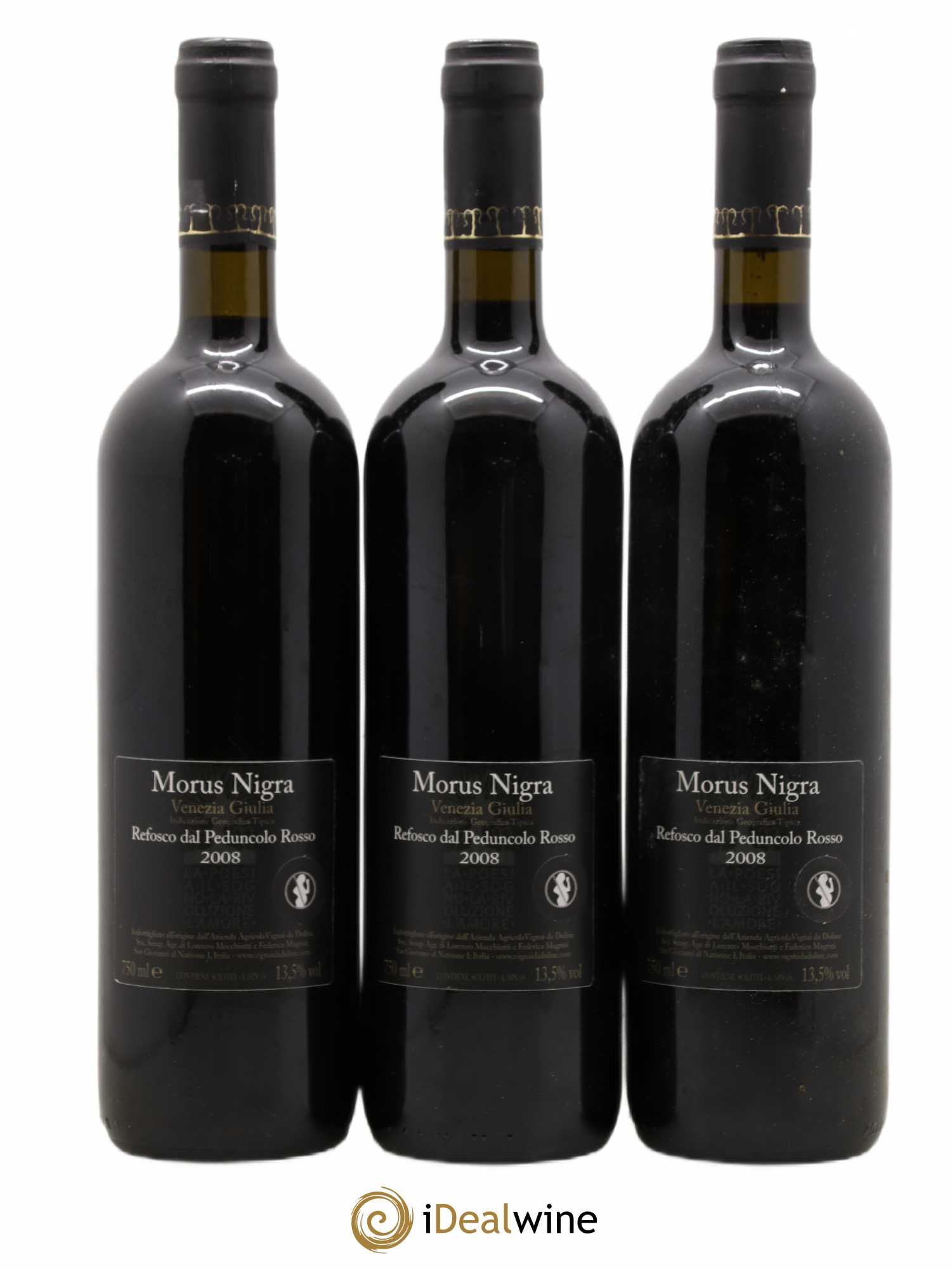 Italie Venezia Giulia Fefesco del Peduncolo Morus Nigra Vignai da Duline 2008 - Posten von 6 Flaschen - 2