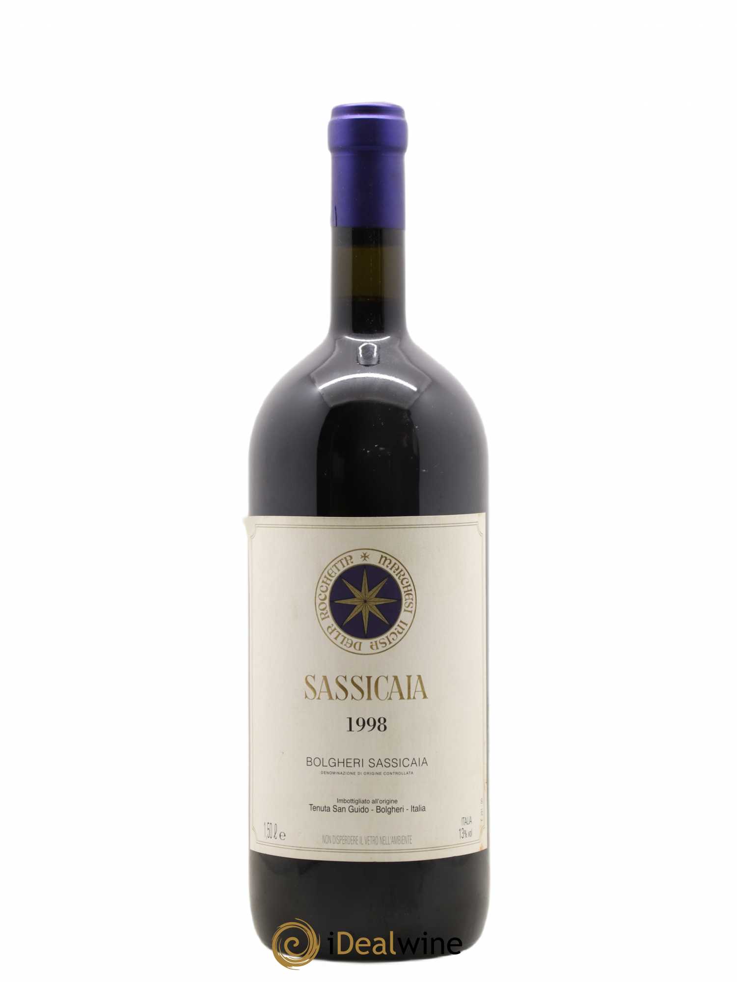 Bolgheri DOC Sassicaia Tenuta San Guido 1998 - Lot de 1 magnum - 0