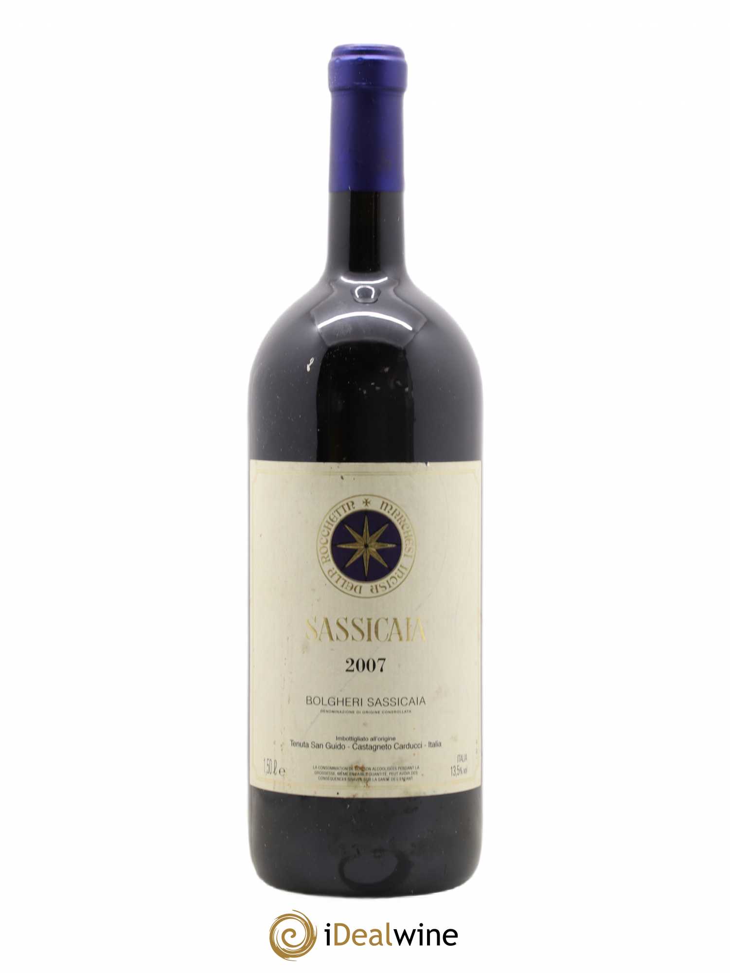 Bolgheri DOC Sassicaia Tenuta San Guido 2007 - Lot de 1 magnum - 0