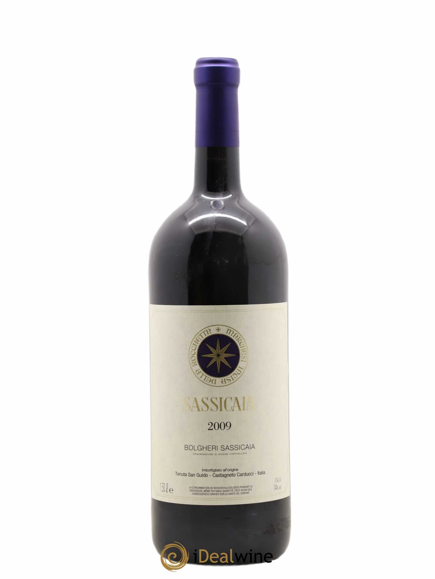 Bolgheri DOC Sassicaia Tenuta San Guido 2009 - Lot de 1 magnum - 0