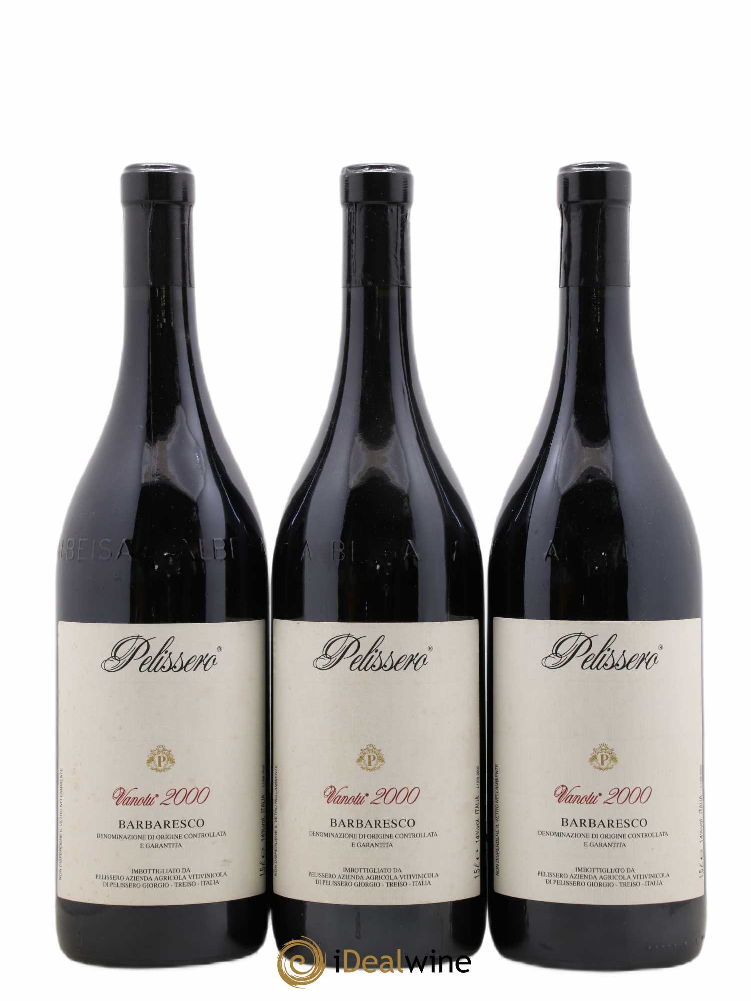 Barbaresco DOCG Vanotu Pelissero 2000 - Lot de 3 magnums - 0