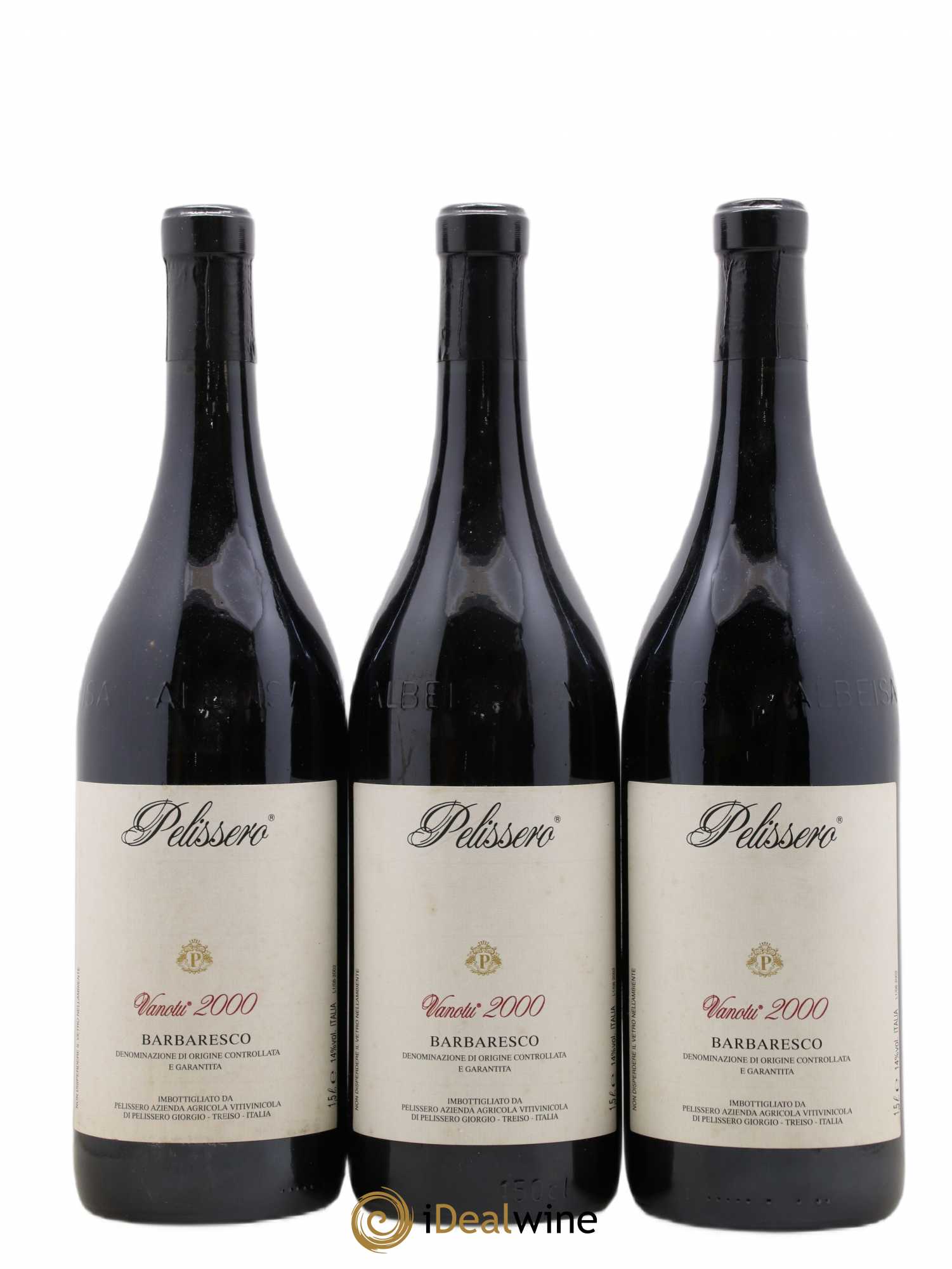 Barbaresco DOCG Vanotu Pelissero 2000 - Lot de 3 magnums - 0