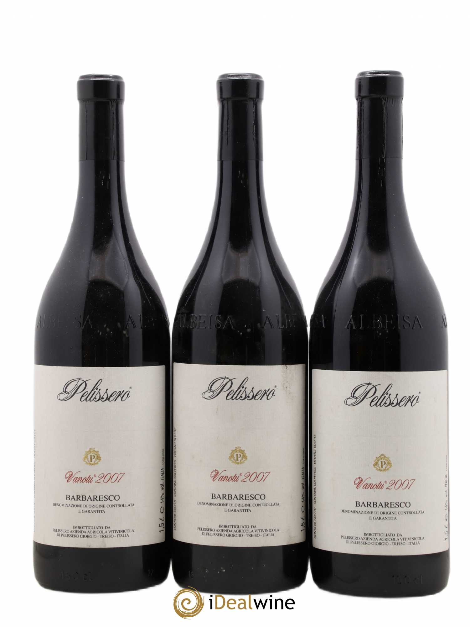 Barbaresco DOCG Vanotu Pelissero 2007 - Lot de 3 magnums - 0