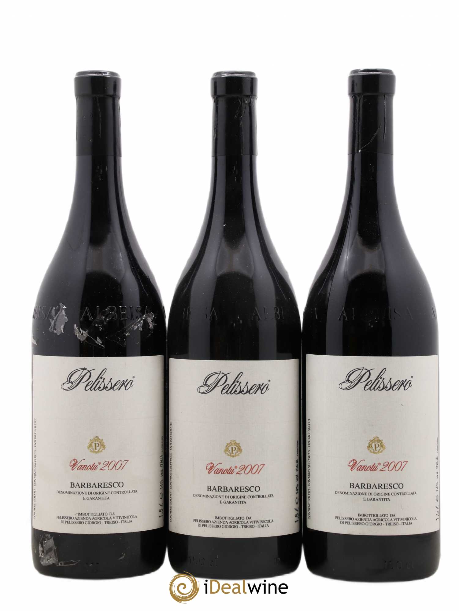 Barbaresco DOCG Vanotu Pelissero 2007 - Lot de 3 magnums - 0