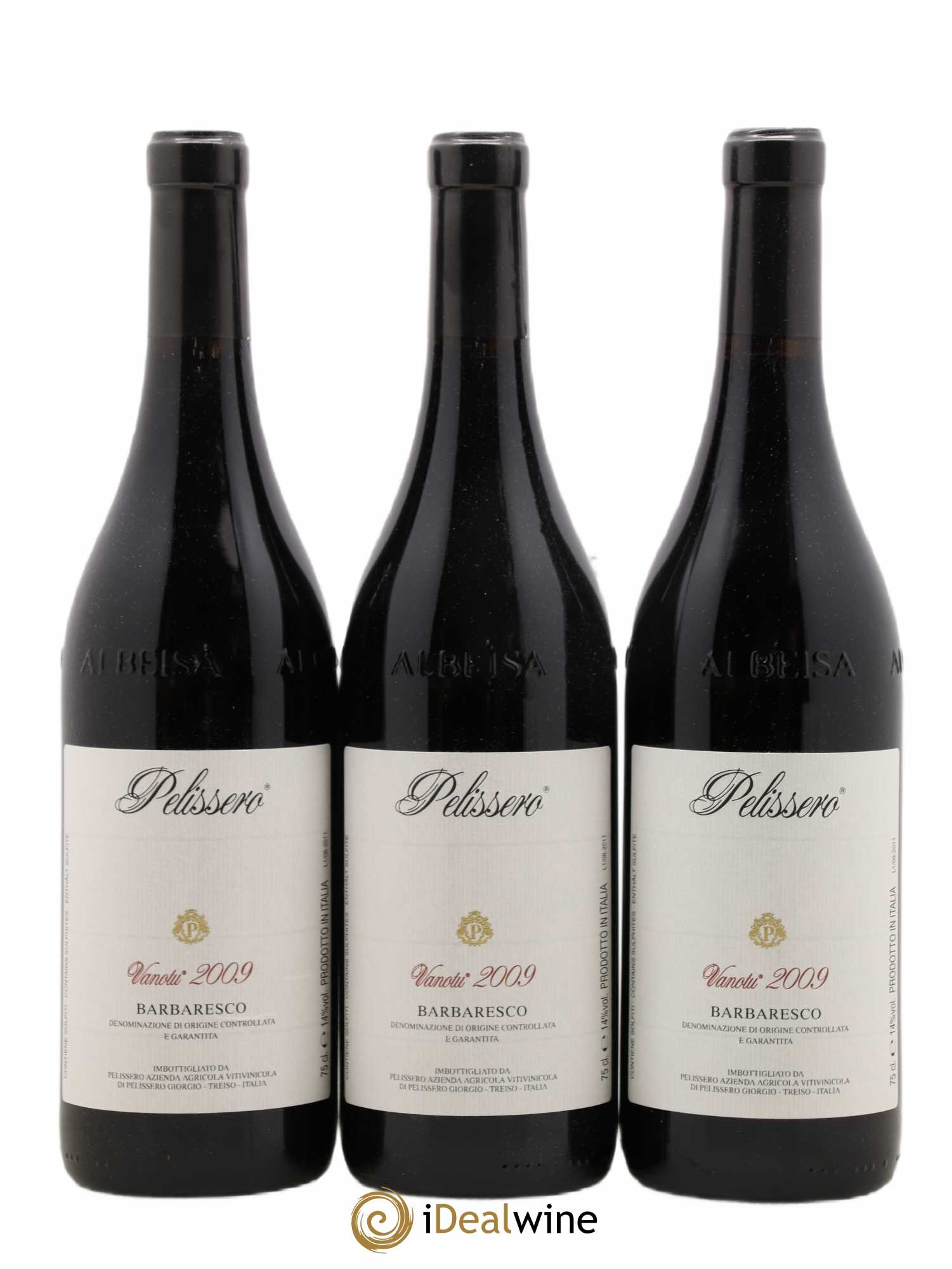 Barbaresco DOCG Vanotu Pelissero 2009 - Lot de 3 bouteilles - 0