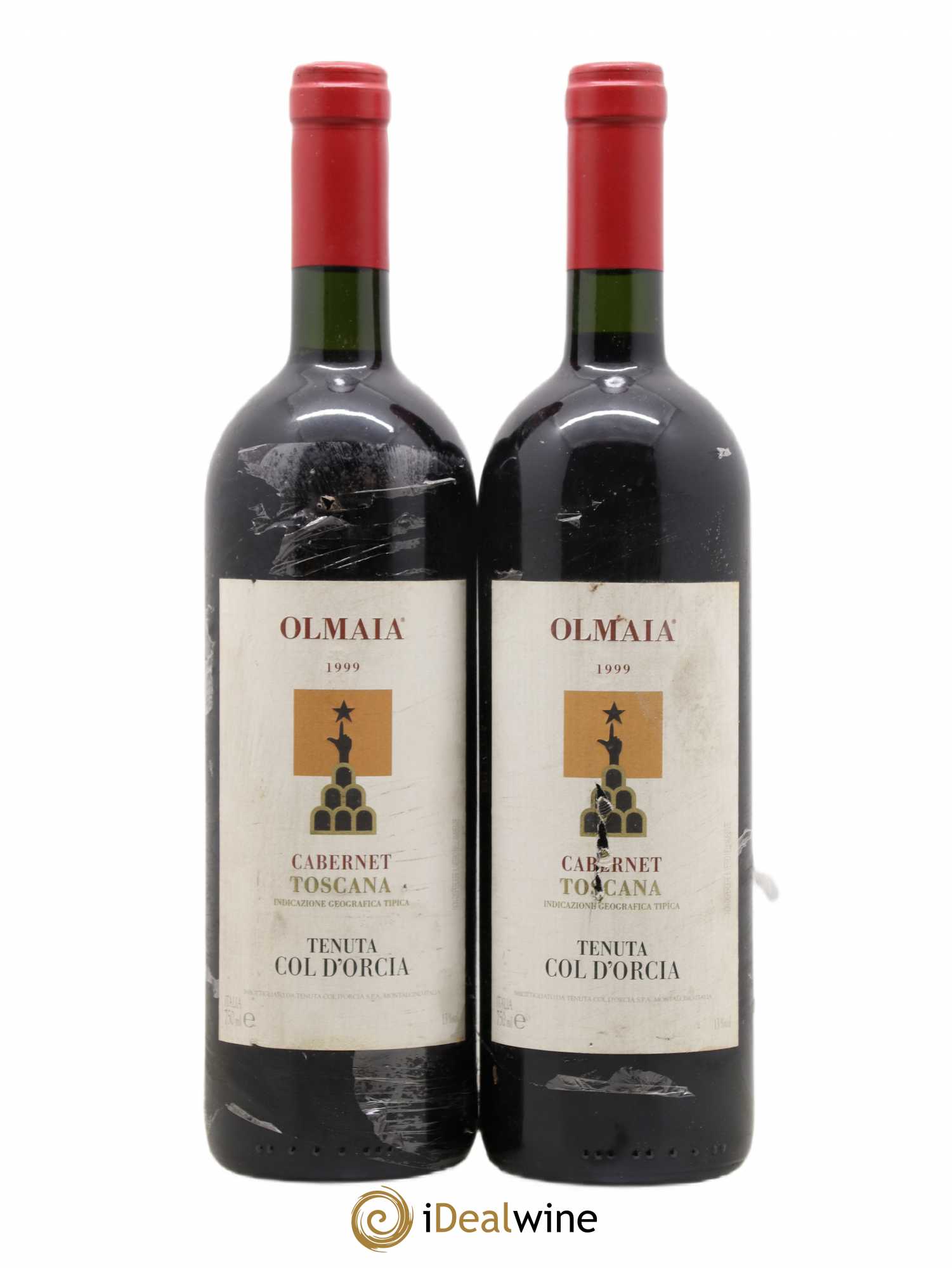 Toscana IGT Olmaia Tenuta Col d'Orcia 1999 - Lot de 2 bouteilles - 0